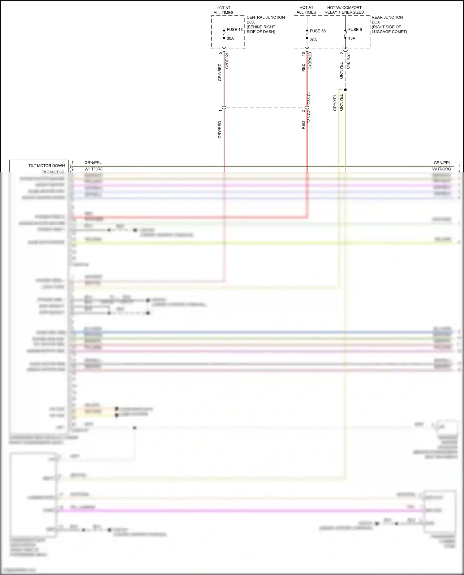 Wiring diagram mod select a for Land Rover Discovery L462 (2016-2020) (2 of 2)