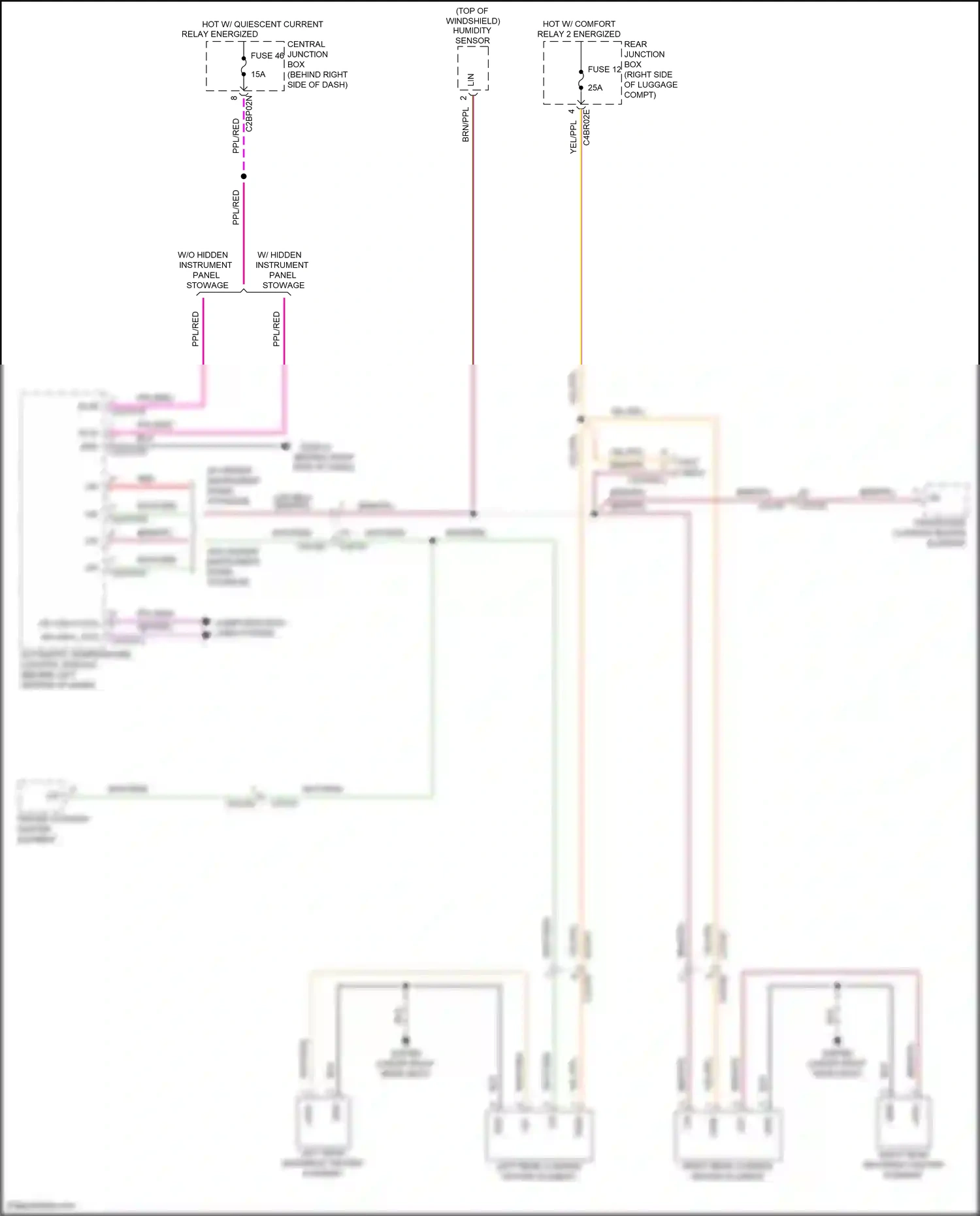 Wiring diagram panel stowage for Land Rover Discovery L462 (2016-2020) (1 of 1)