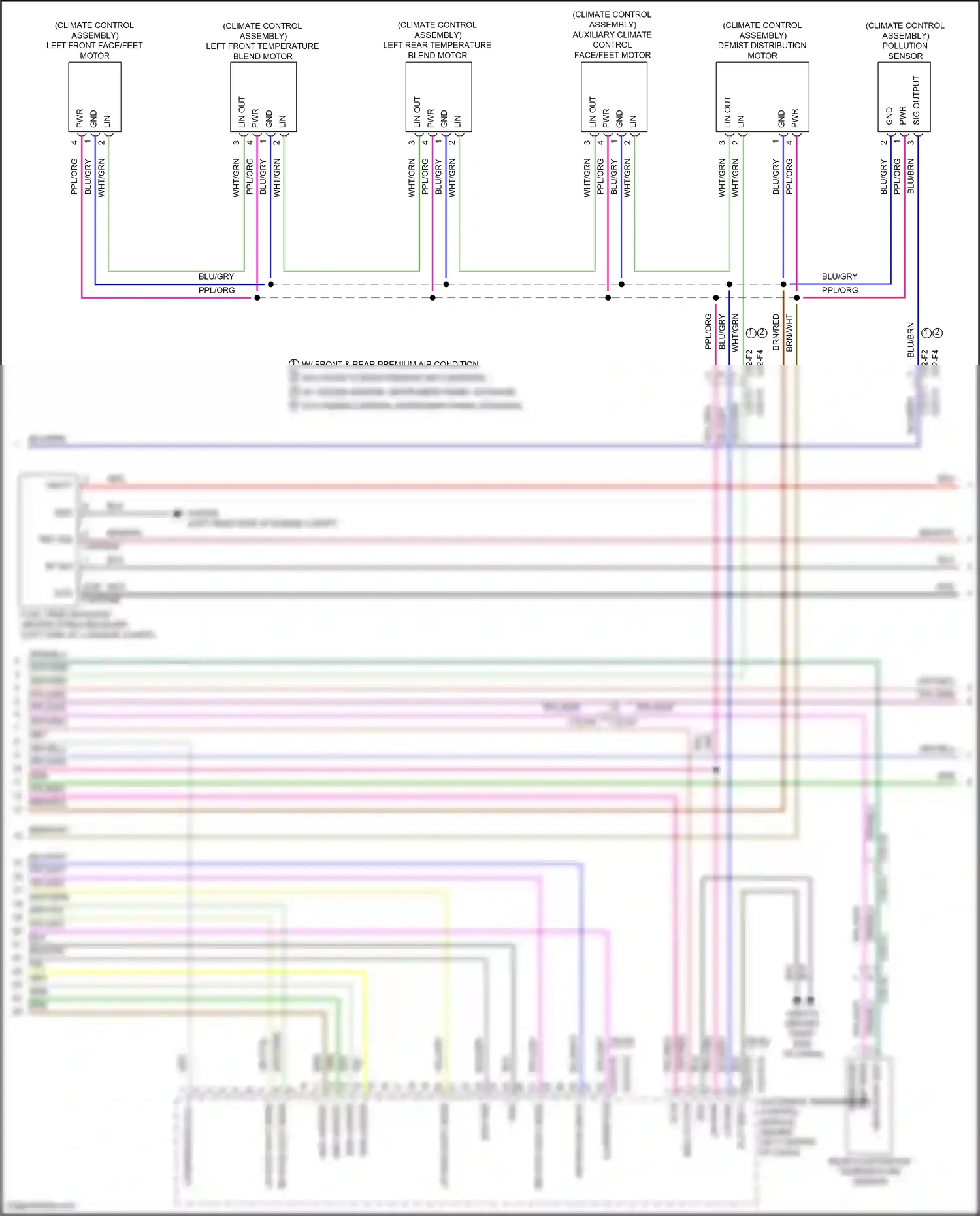 Wiring diagram pollution sensor for Land Rover Discovery L462 (2016-2020) (1 of 1)