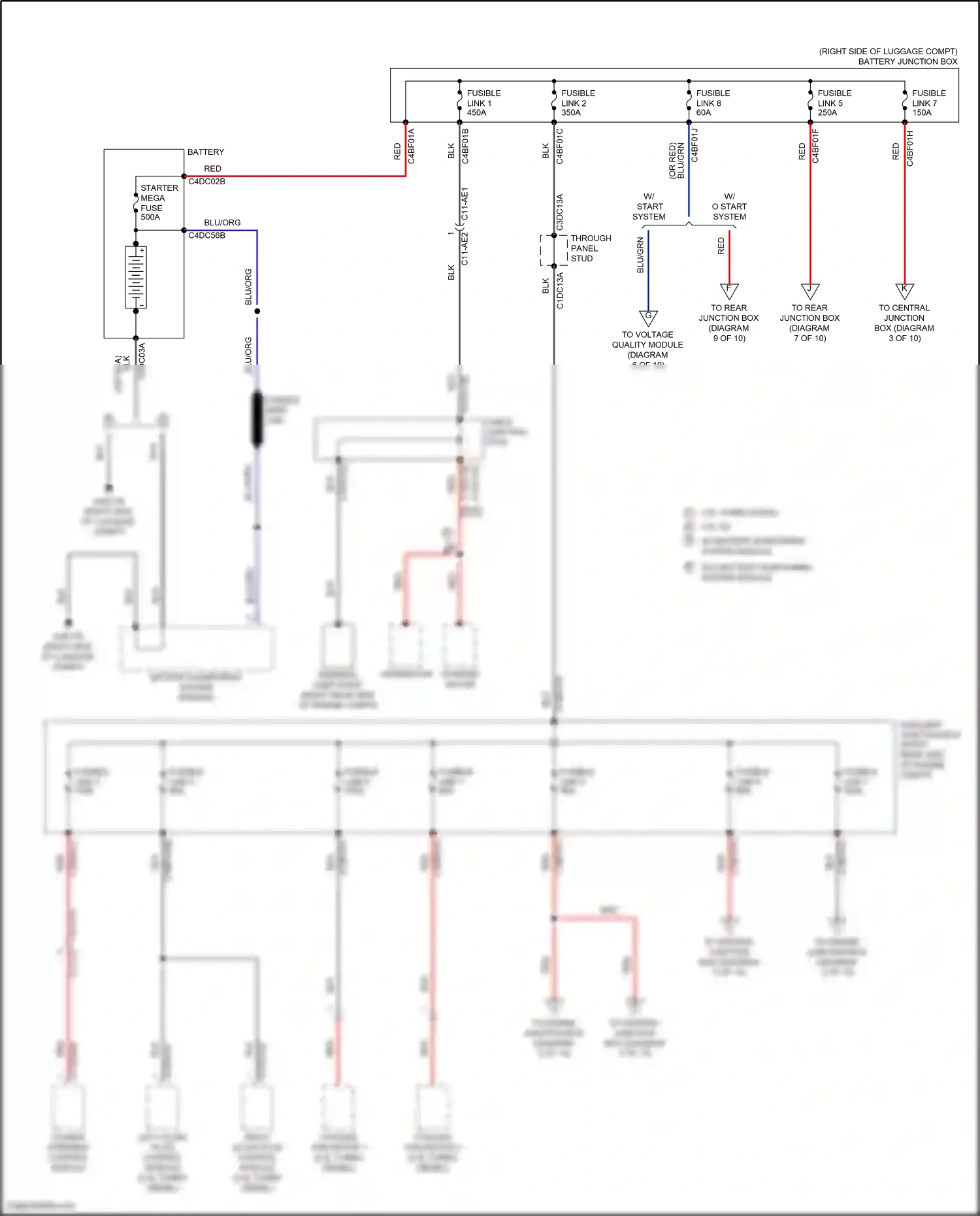 Wiring diagram power steering control module for Land Rover Discovery L462 (2016-2020) (4 of 4)
