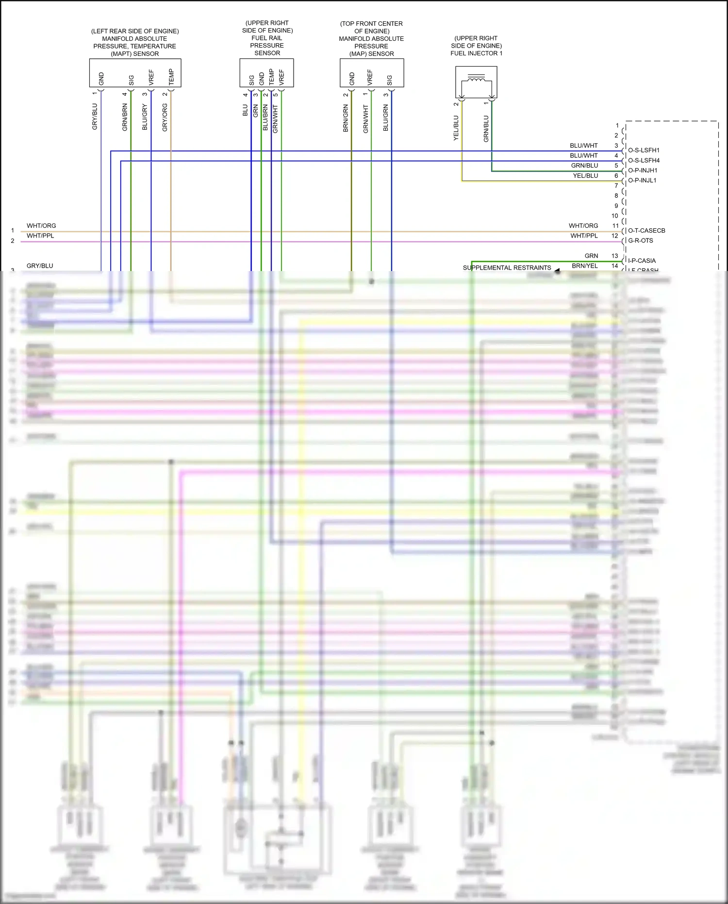 Wiring diagram powertrain control module for Land Rover Discovery L462 (2016-2020) (16 of 20)