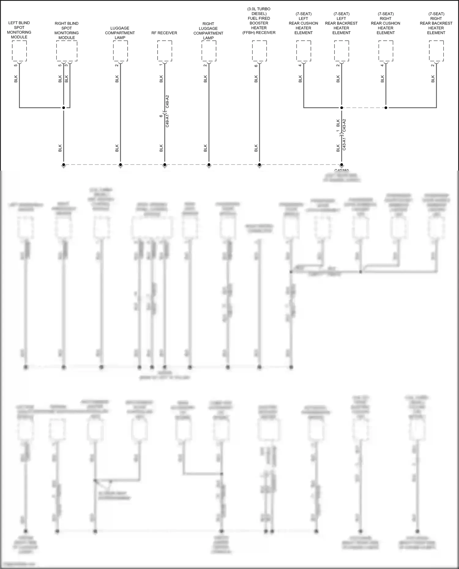 Wiring diagram rain/ light sensor for Land Rover Discovery L462 (2016-2020) (1 of 1)