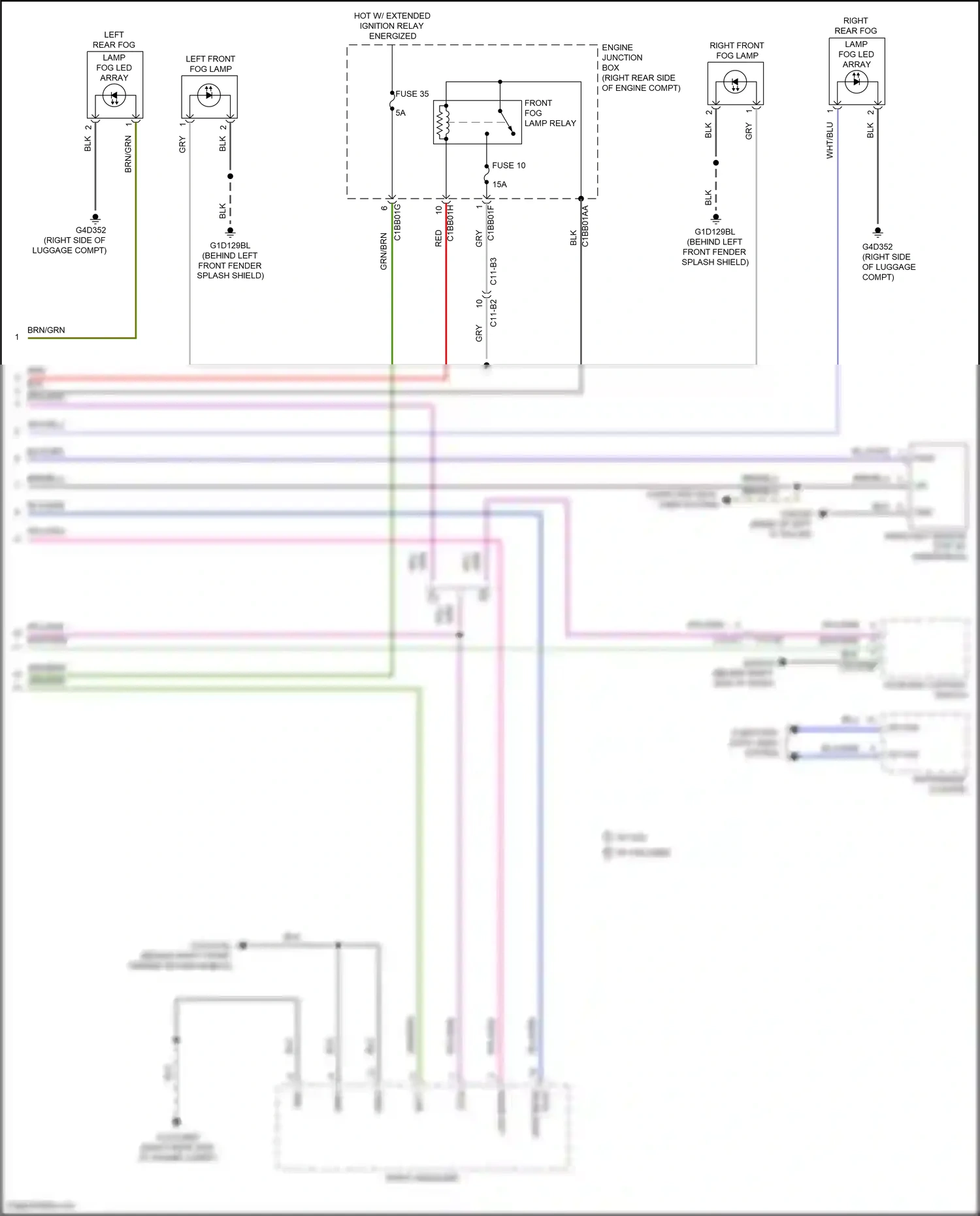Wiring diagram rain/light sensor for Land Rover Discovery L462 (2016-2020) (4 of 6)