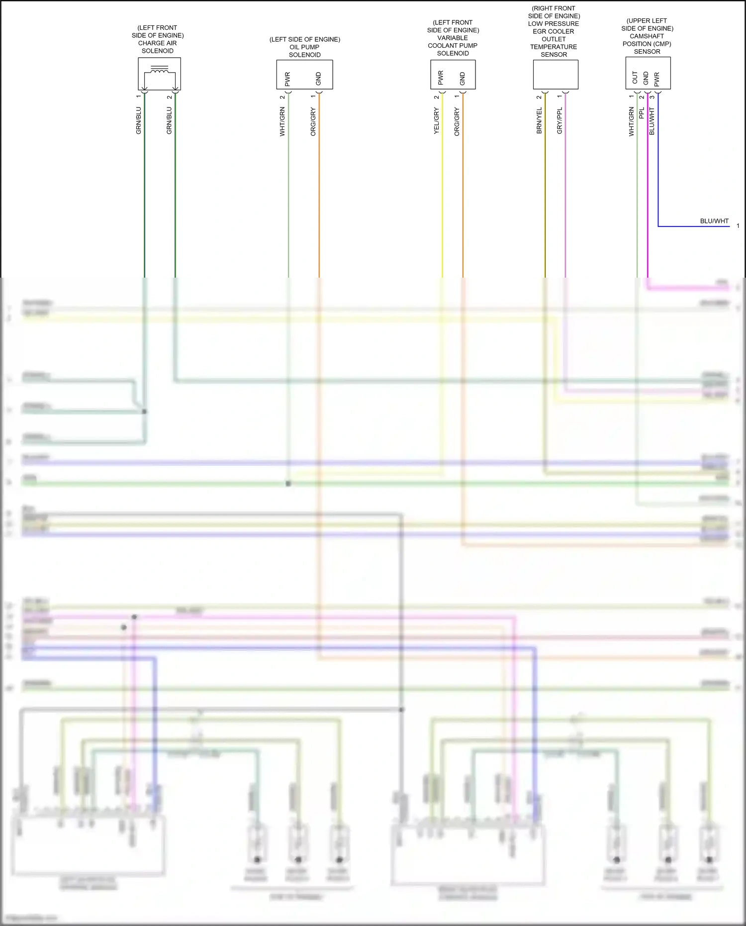 Wiring diagram right glow plug control module for Land Rover Discovery L462 (2016-2020) (2 of 2)