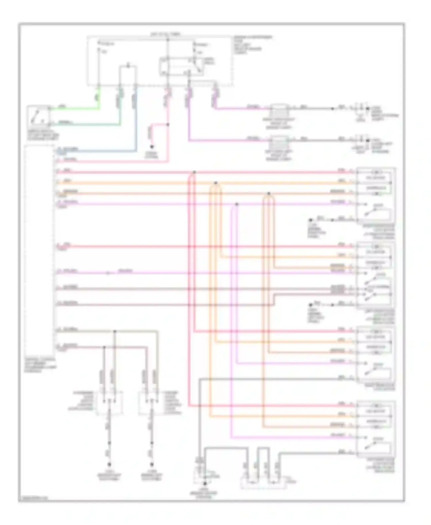 Freelander Land Rover I facelift (2003-2006): Forced entry circuit (1 of 2)