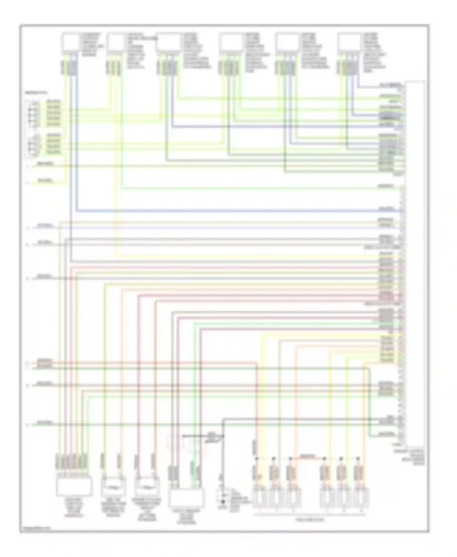 Freelander Land Rover I facelift (2003-2006): Wiring diagram engine performance 2.5l (3 of 3)