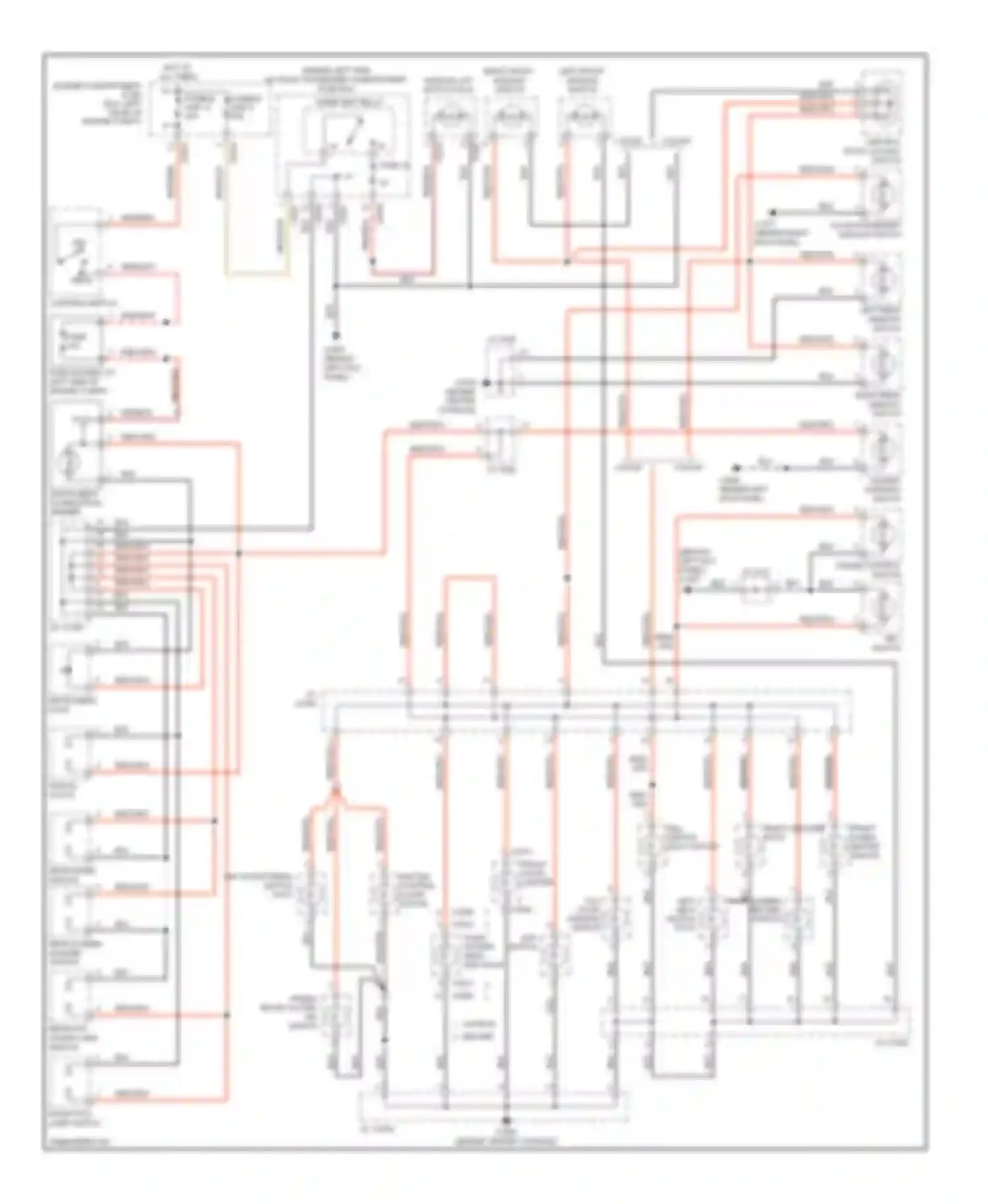 Freelander Land Rover I facelift (2003-2006): Instrument illumination circuit