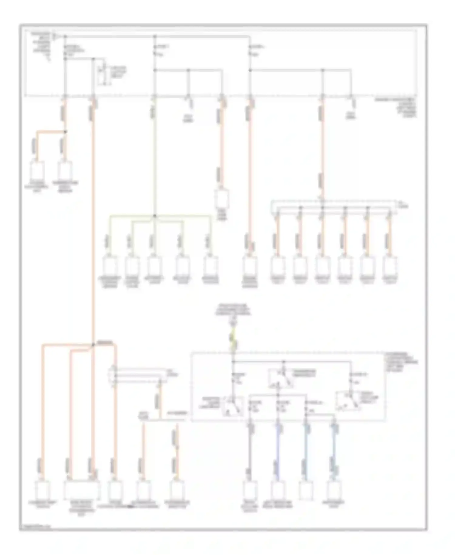 Freelander Land Rover I facelift (2003-2006): Power distribution circuit (2 of 5)