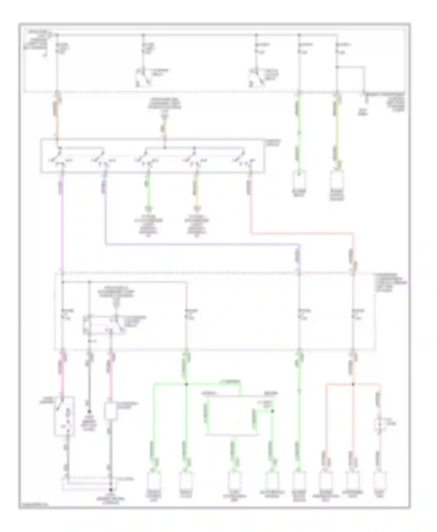 Freelander Land Rover I facelift (2003-2006): Power distribution circuit (3 of 5)