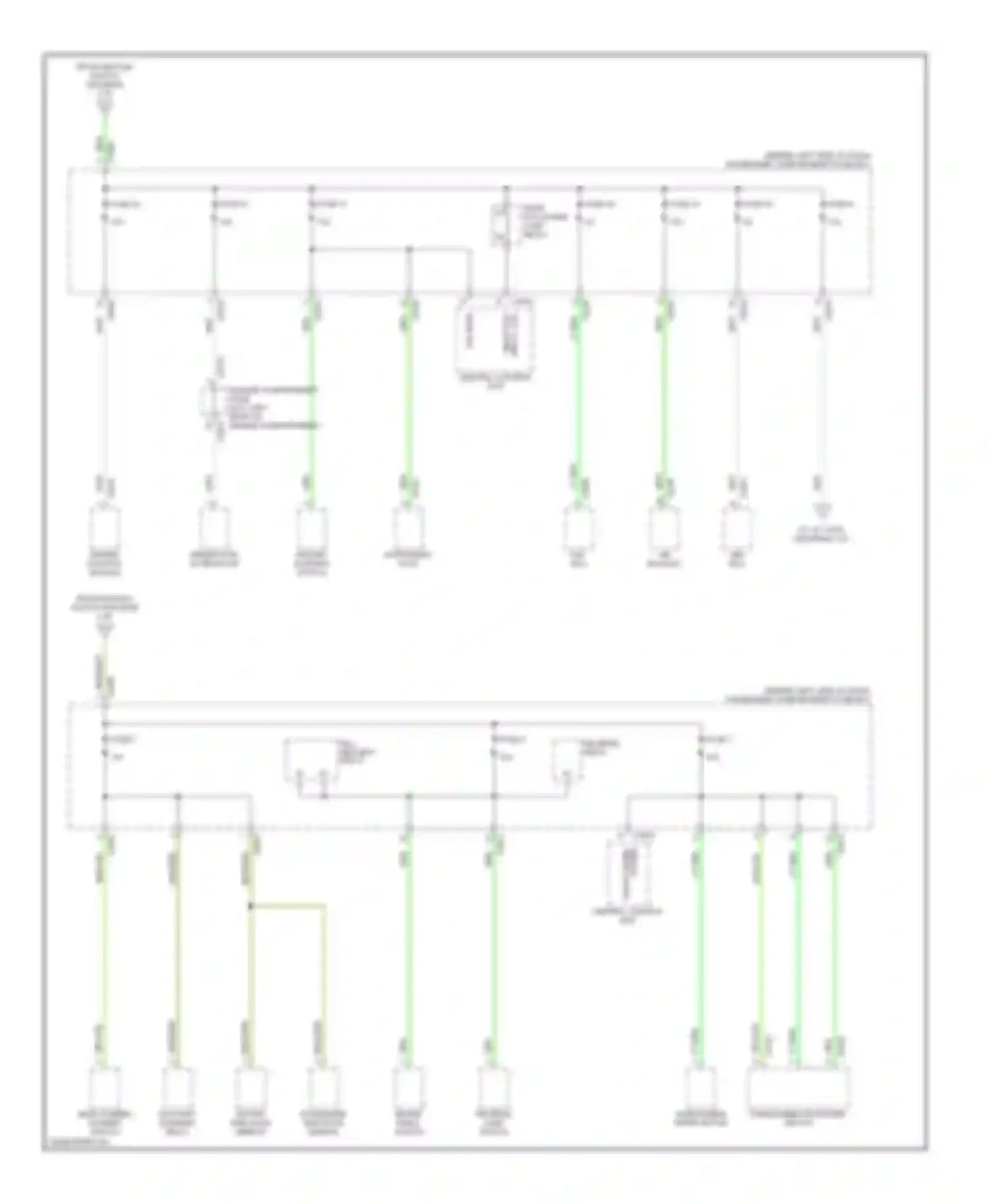 Freelander Land Rover I facelift (2003-2006): Power distribution circuit (4 of 5)