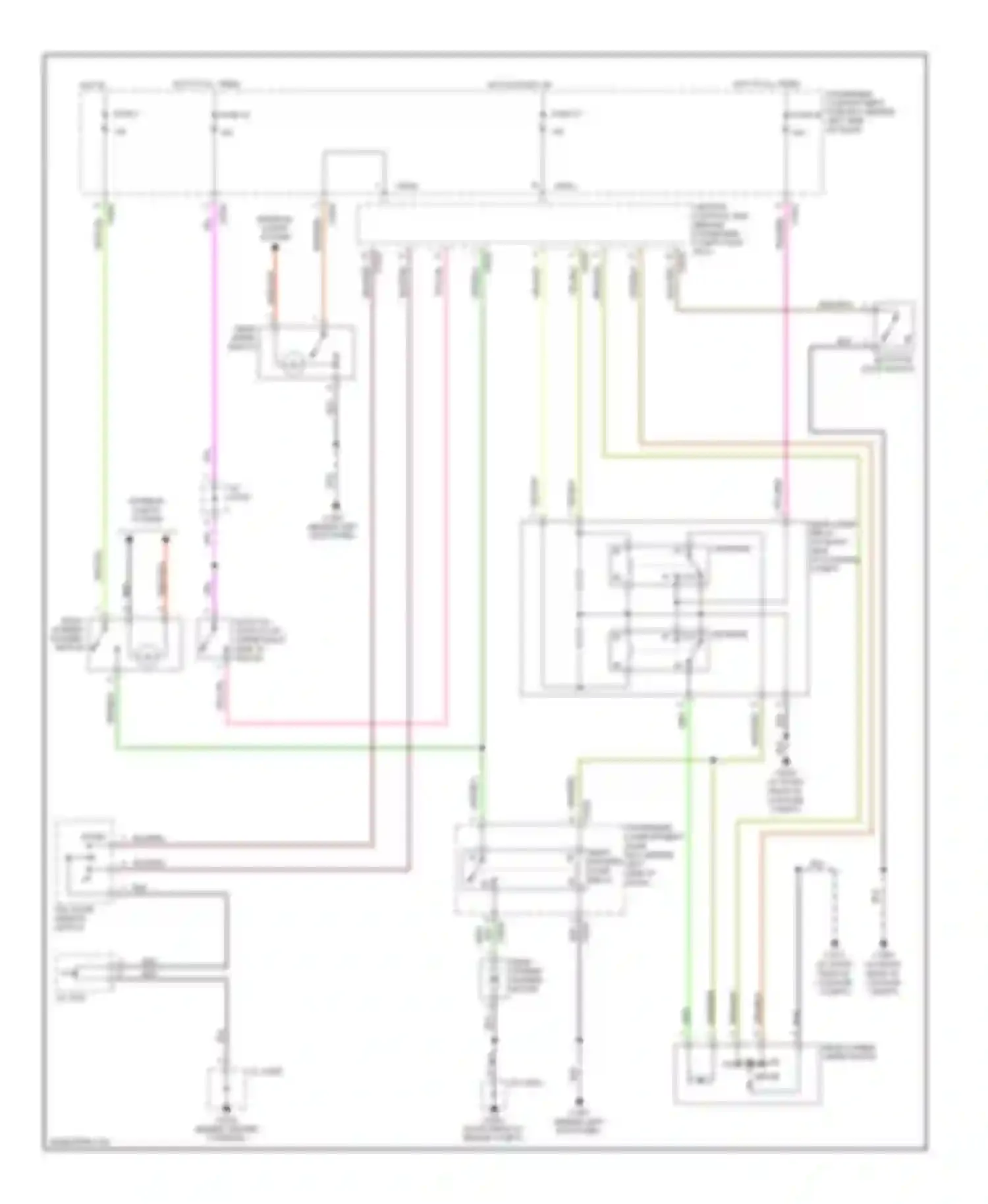 Freelander Land Rover I facelift (2003-2006): Rear wiper/washer circuit