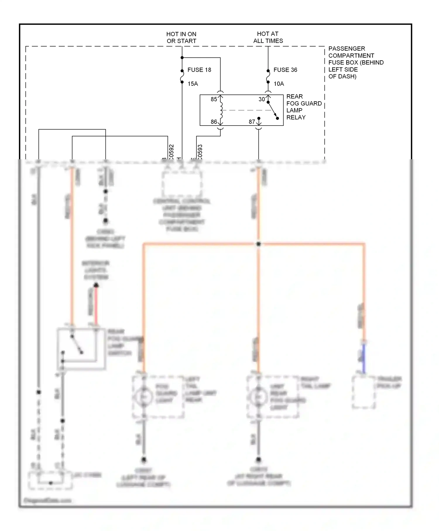 Wiring diagram blk for Land Rover Freelander I facelift (2003-2006) (30 of 64)