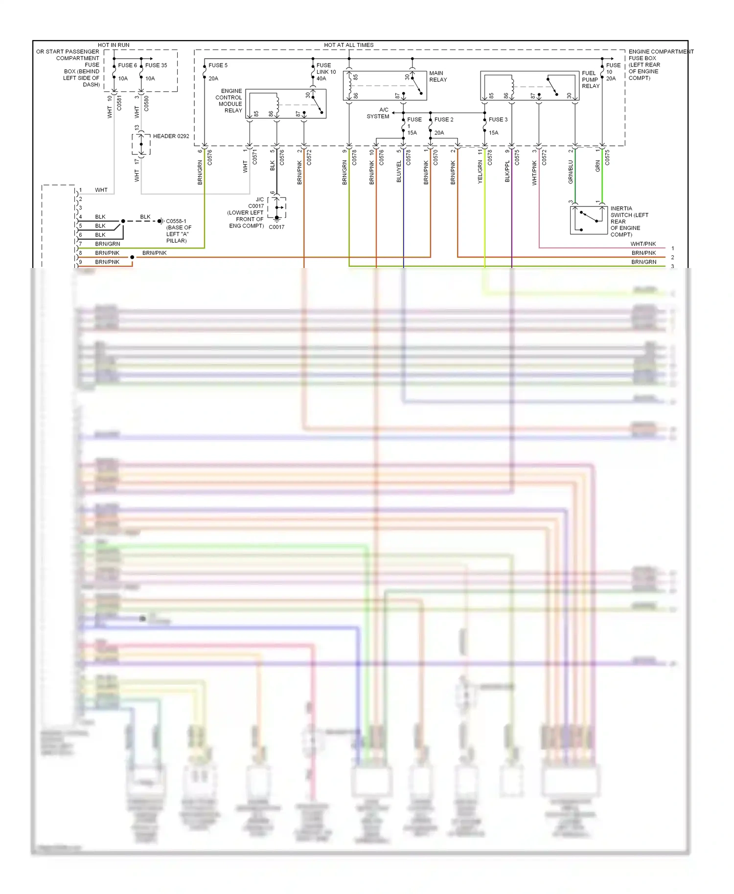 Wiring diagram engine immobilization ecu for Land Rover Freelander I facelift (2003-2006) (5 of 5)