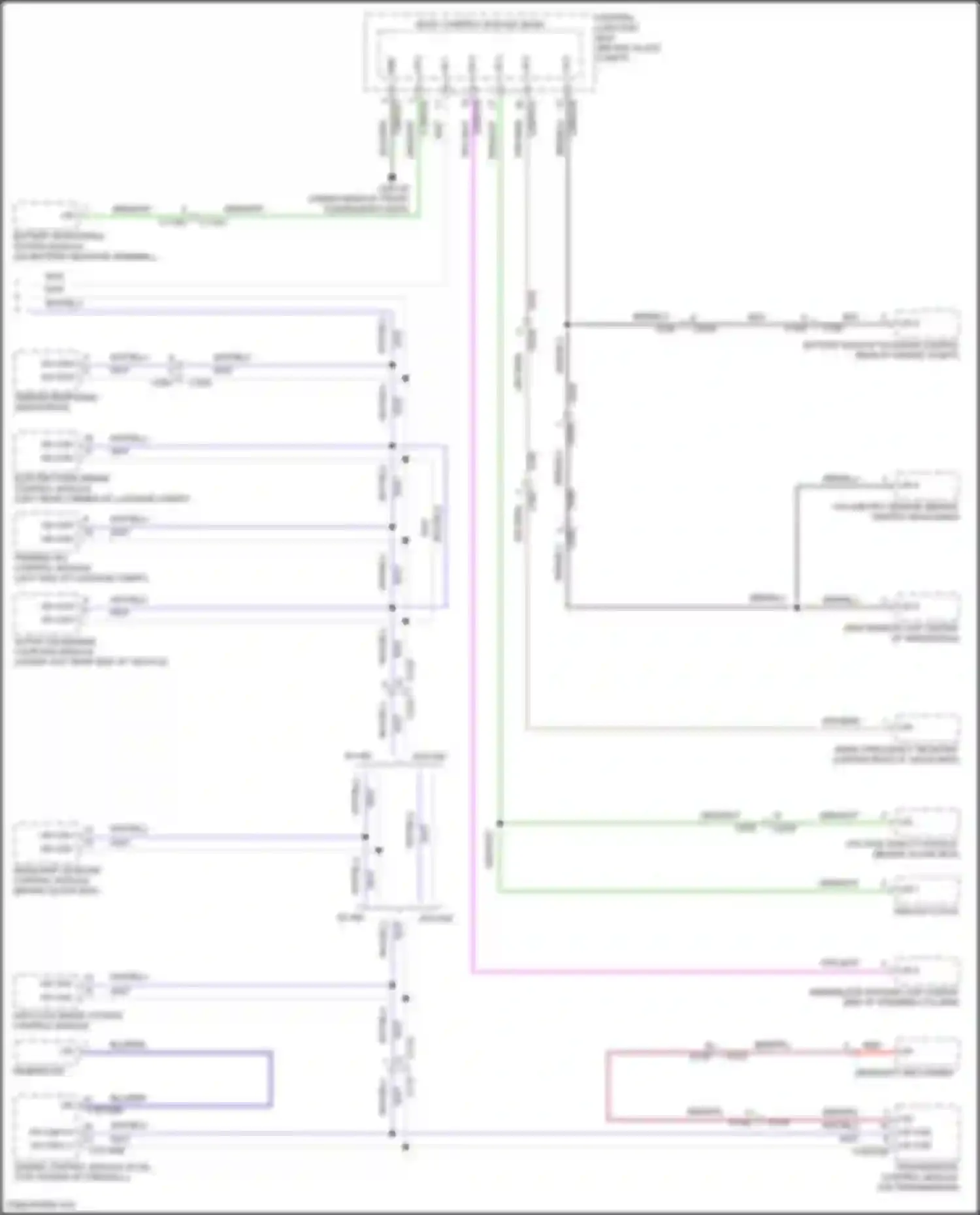 Freelander Land Rover II facelift 2 (2012-2014): Diagnostic socket circuit (2 of 2)