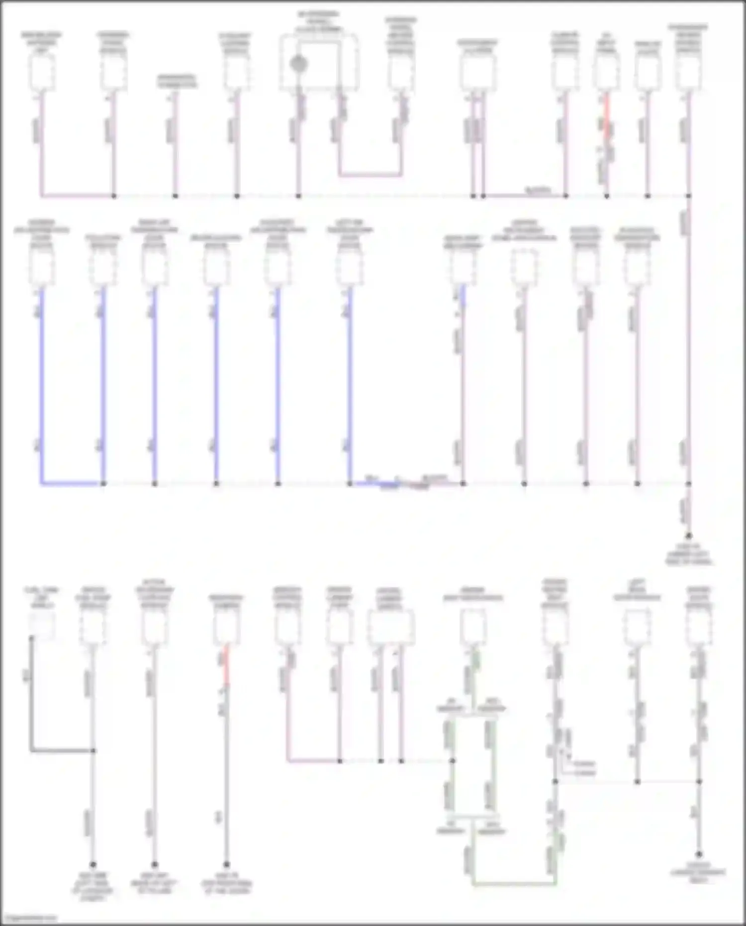 Freelander Land Rover II facelift 2 (2012-2014): Ground distribution circuit (3 of 5)