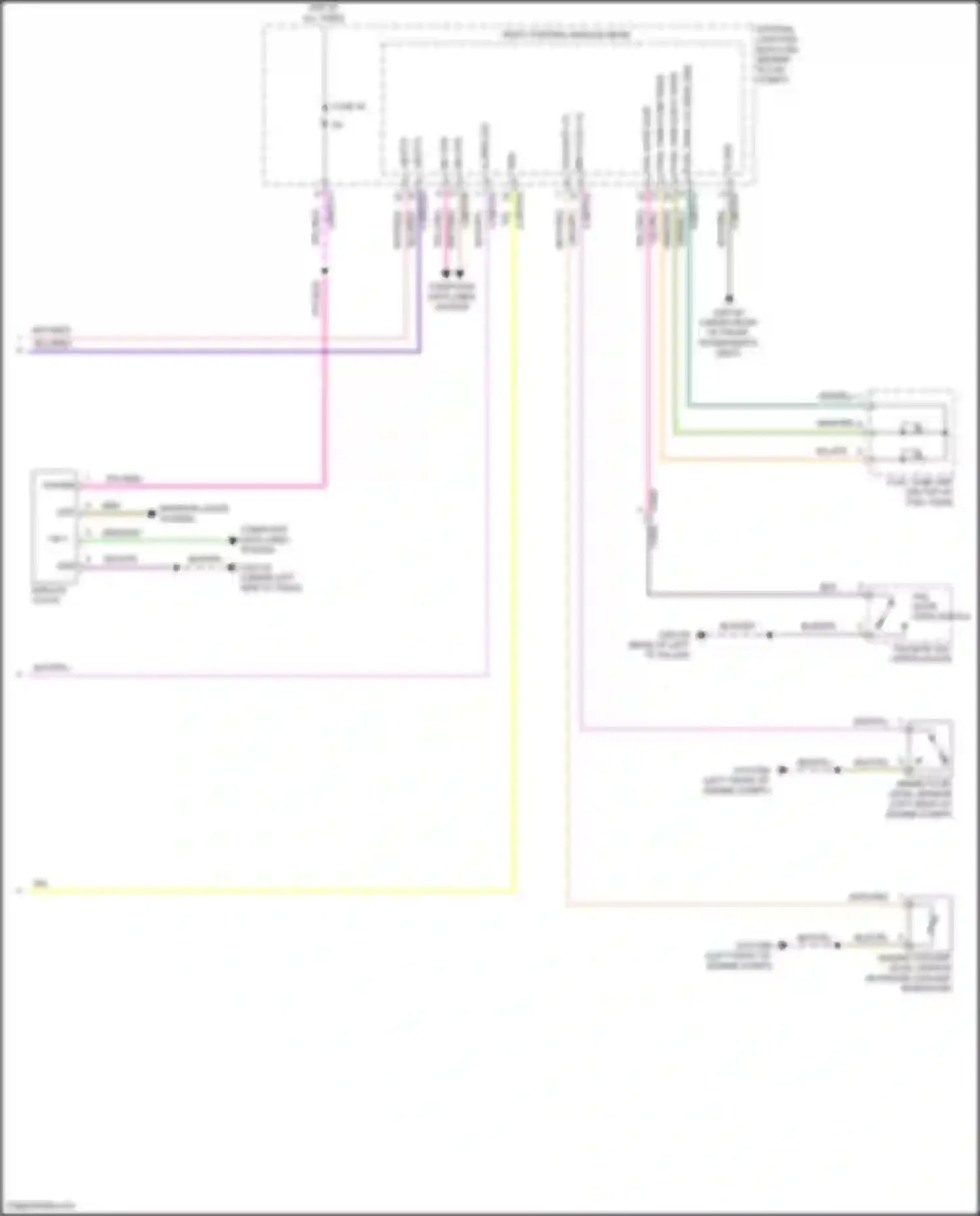 Freelander Land Rover II facelift 2 (2012-2014): Instrument cluster circuit (2 of 2)