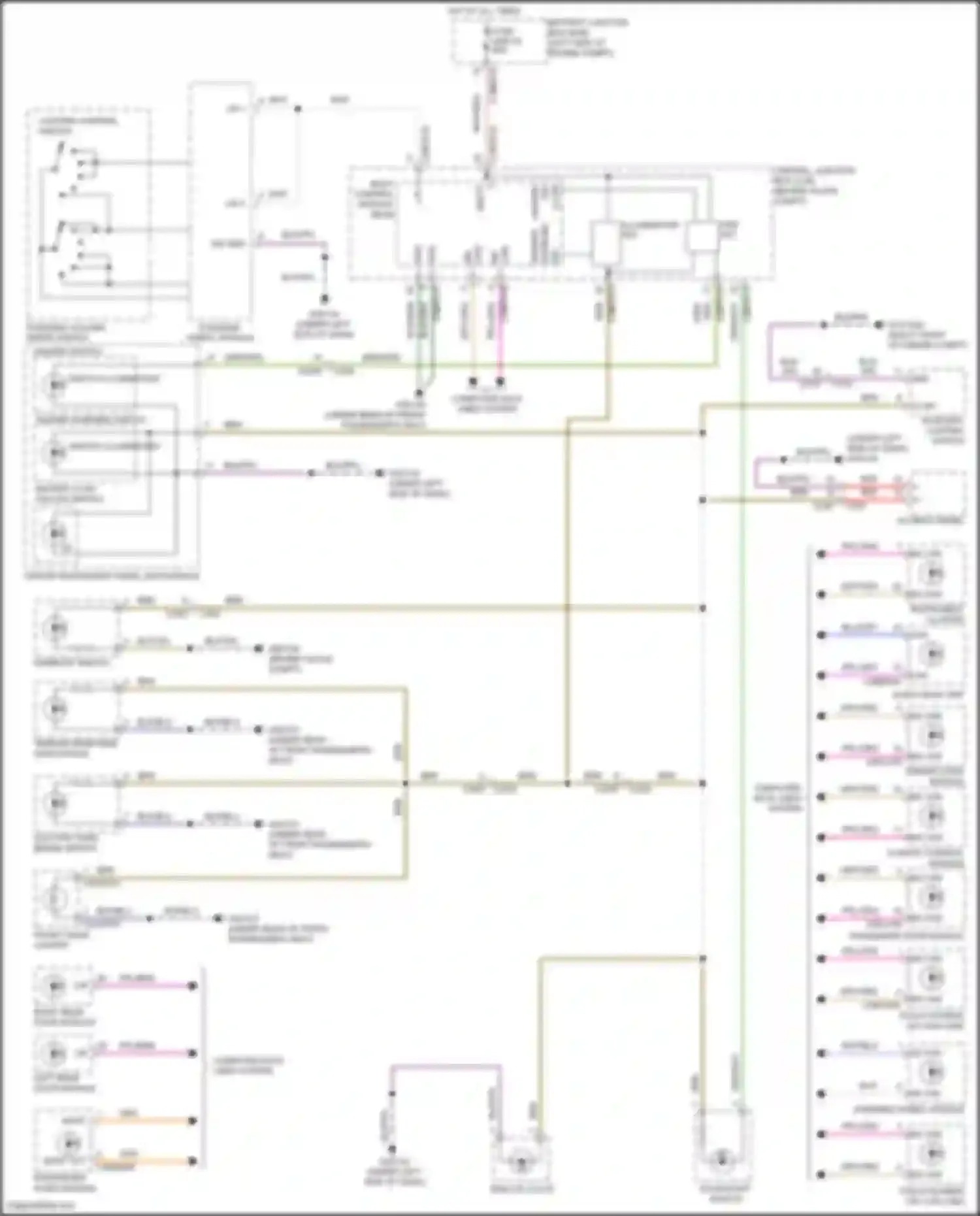 Freelander Land Rover II facelift 2 (2012-2014): Instrument illumination circuit