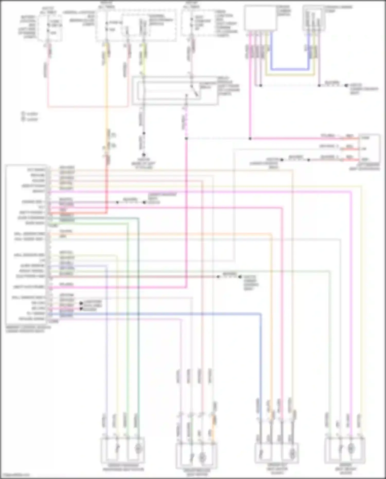 Freelander Land Rover II facelift 2 (2012-2014): Memory seat circuit