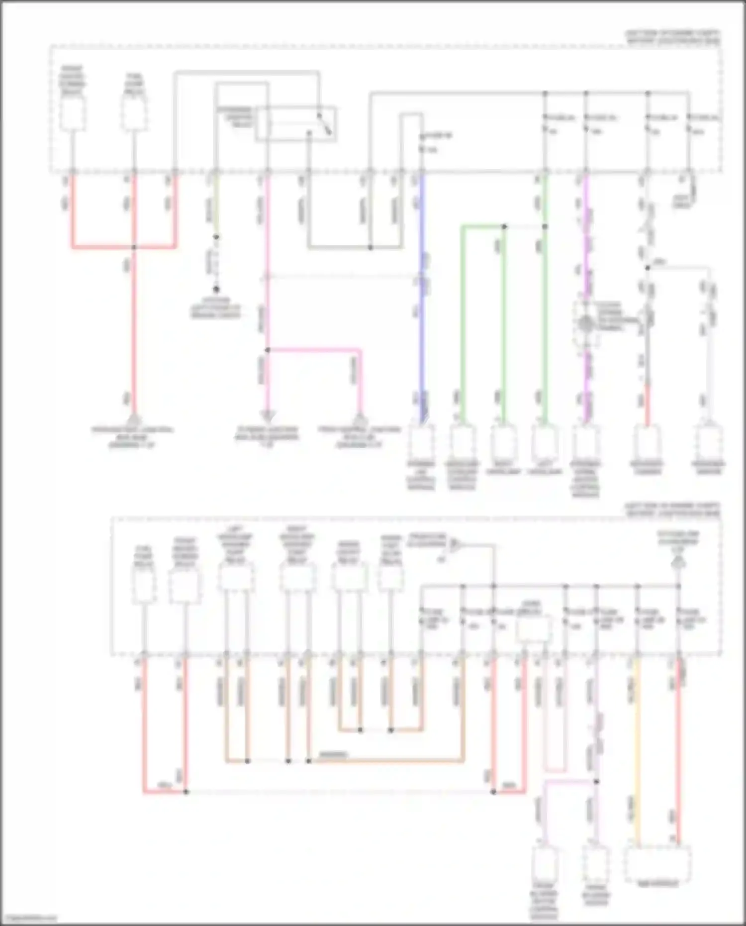 Freelander Land Rover II facelift 2 (2012-2014): Power distribution circuit (2 of 7)