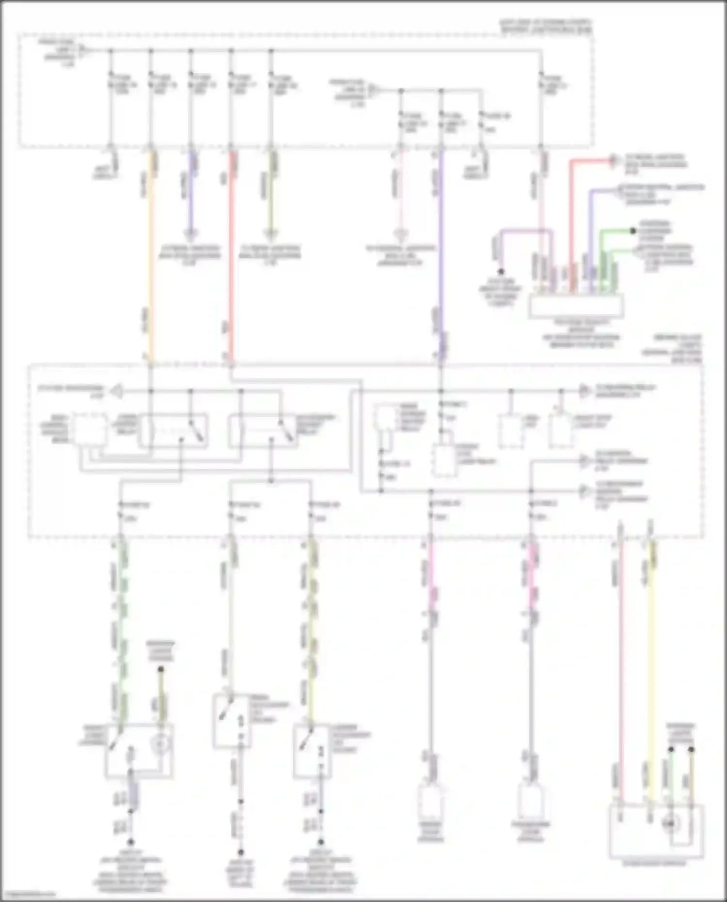 Freelander Land Rover II facelift 2 (2012-2014): Power distribution circuit (3 of 7)