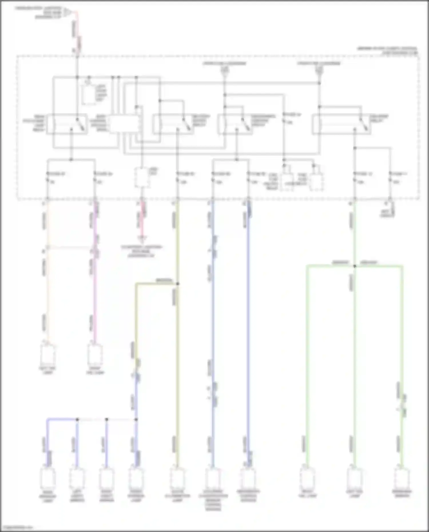 Freelander Land Rover II facelift 2 (2012-2014): Power distribution circuit (5 of 7)