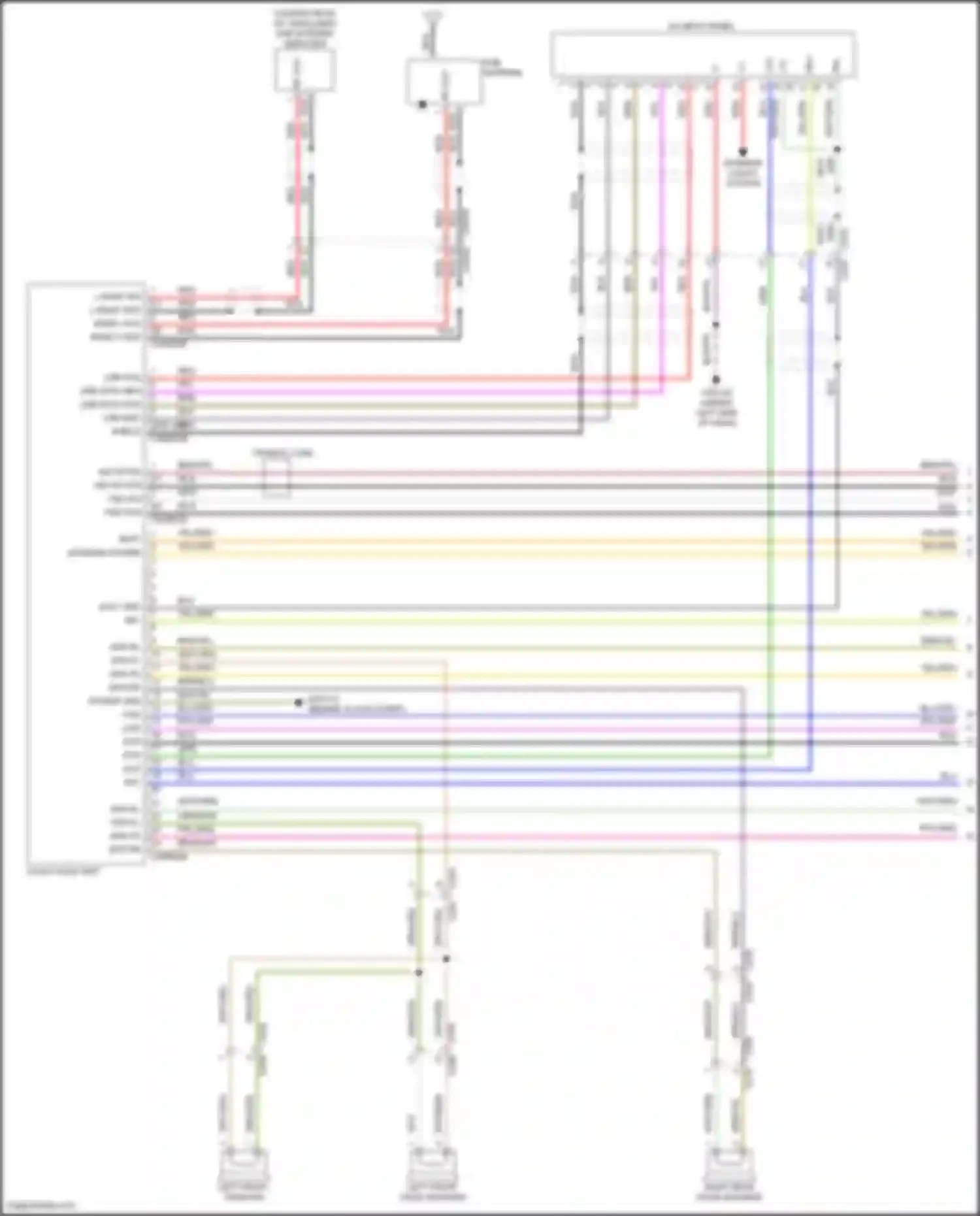 Freelander Land Rover II facelift 2 (2012-2014): Radio circuit, low line (1 of 2)