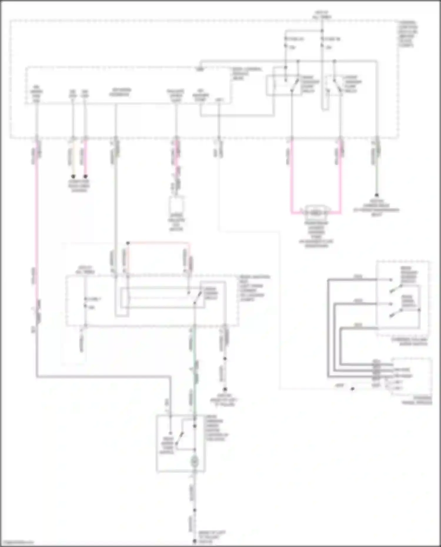Freelander Land Rover II facelift 2 (2012-2014): Rear wiper/washer circuit