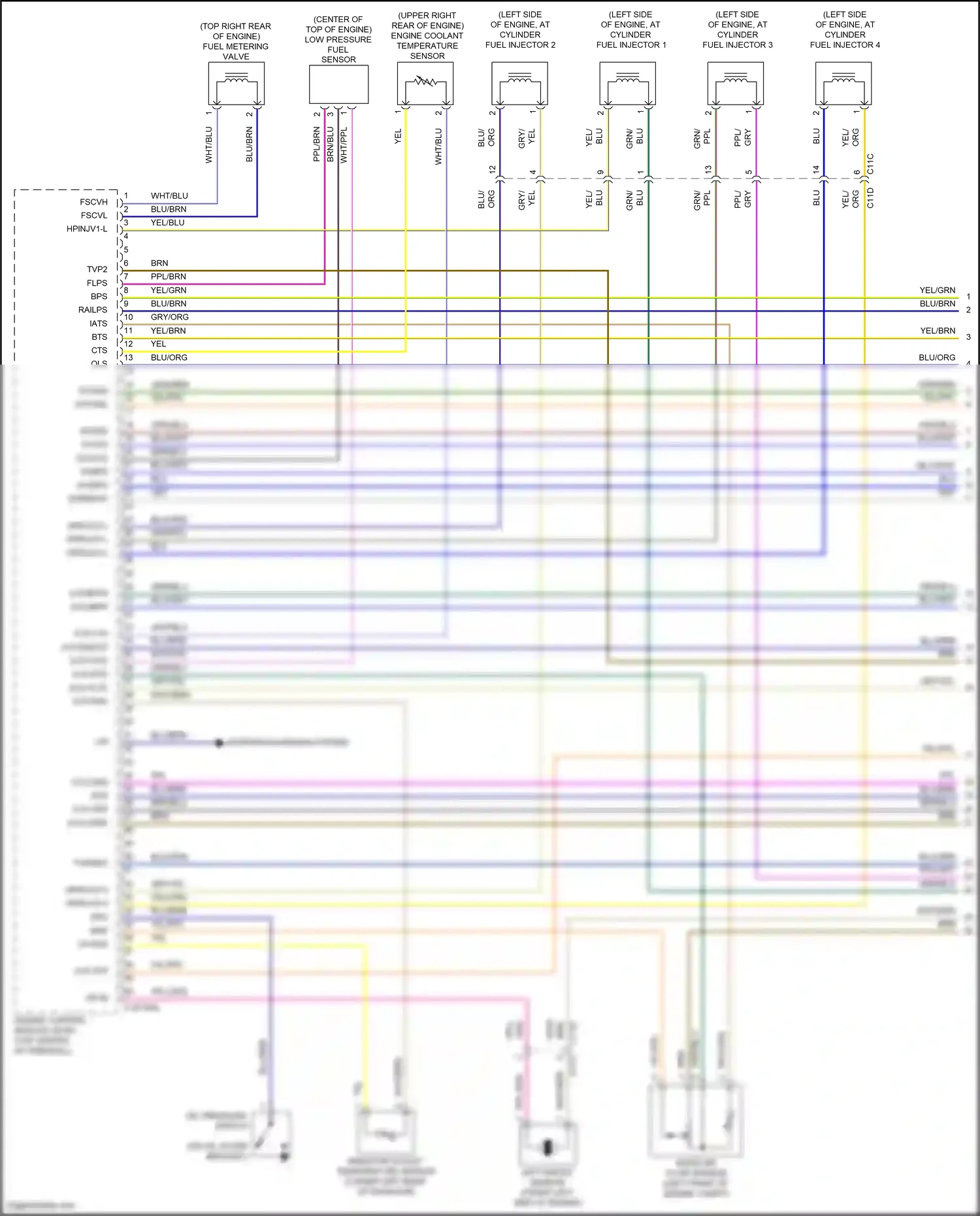 Wiring diagram blu/grn for Land Rover Freelander II facelift 2 (2012-2014) (12 of 14)