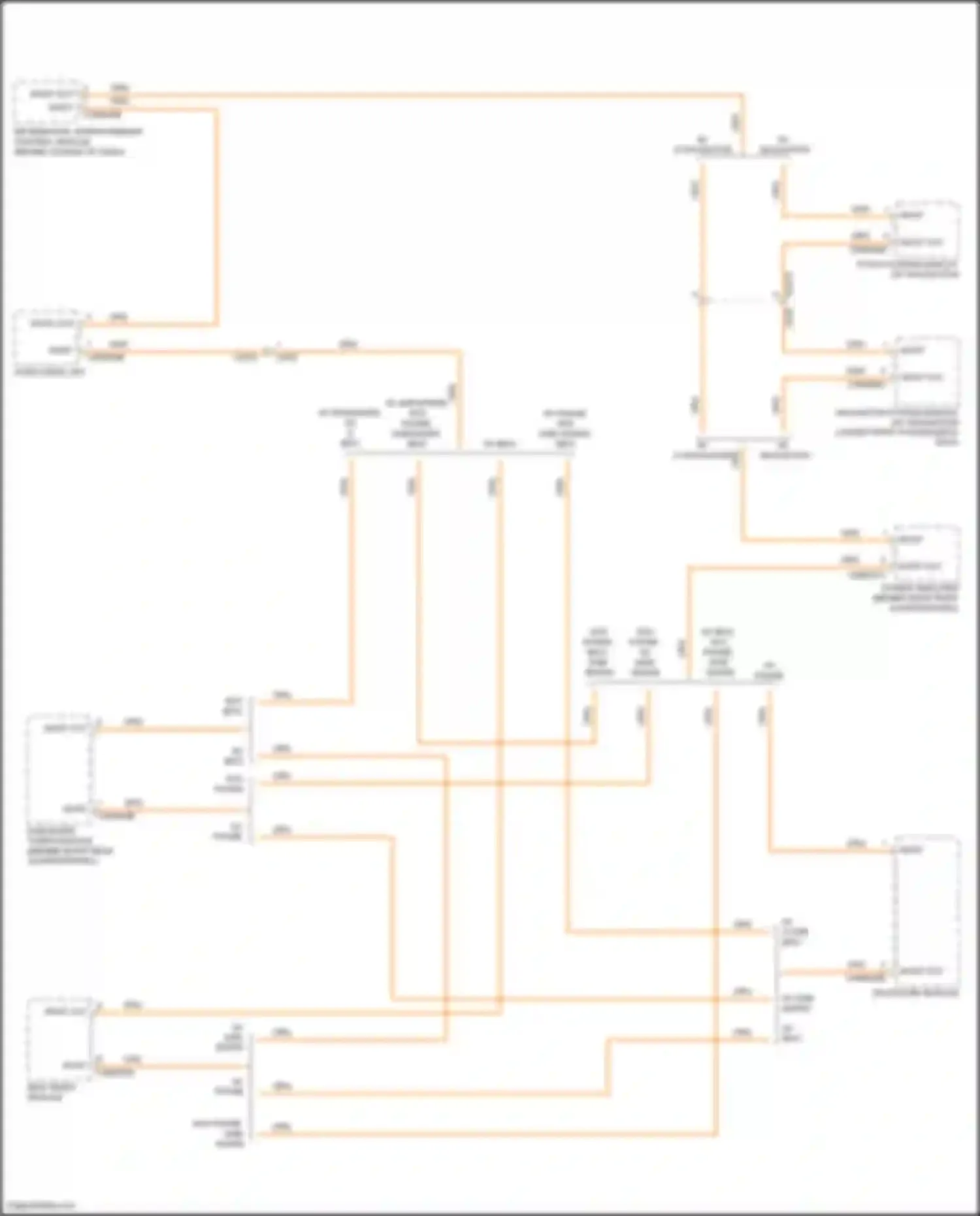 Freelander Land Rover II facelift (2010-2012): Fibre optic network circuit