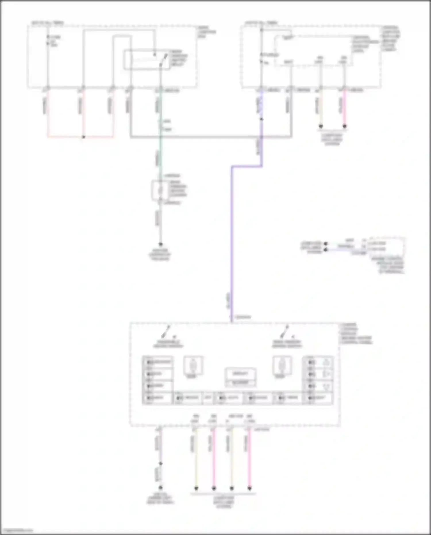 Freelander Land Rover II facelift (2010-2012): Rear defogger circuit