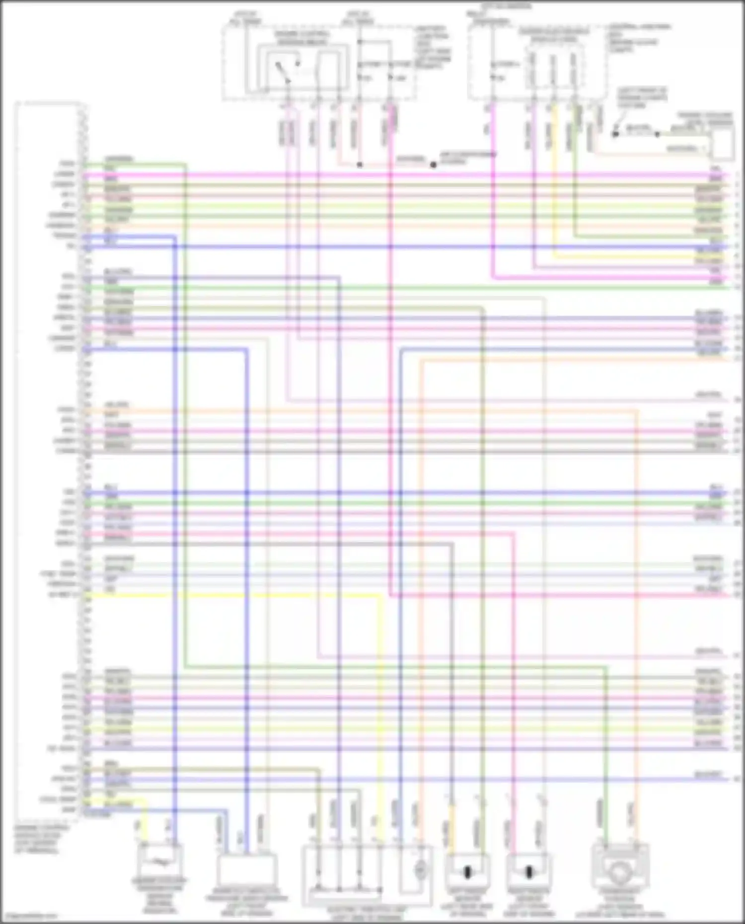 Freelander Land Rover II facelift (2010-2012): Wiring diagram engine performance 3.2l (1 of 4)