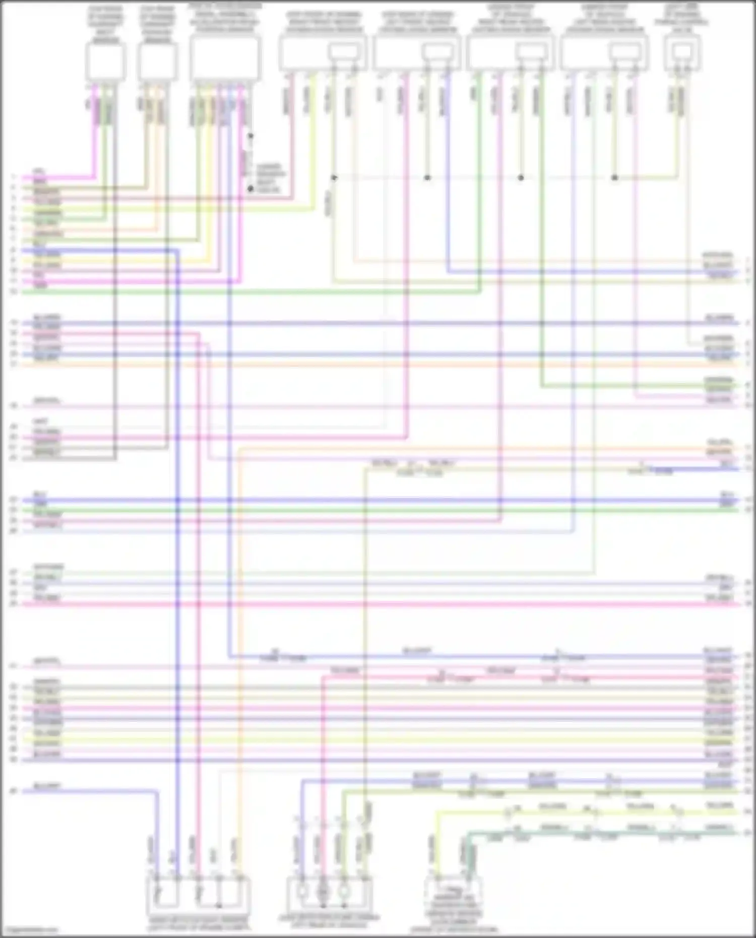 Freelander Land Rover II facelift (2010-2012): Wiring diagram engine performance 3.2l (2 of 4)