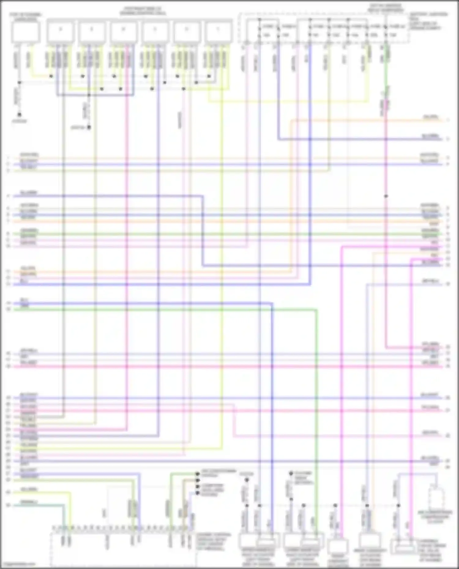Freelander Land Rover II facelift (2010-2012): Wiring diagram engine performance 3.2l (3 of 4)