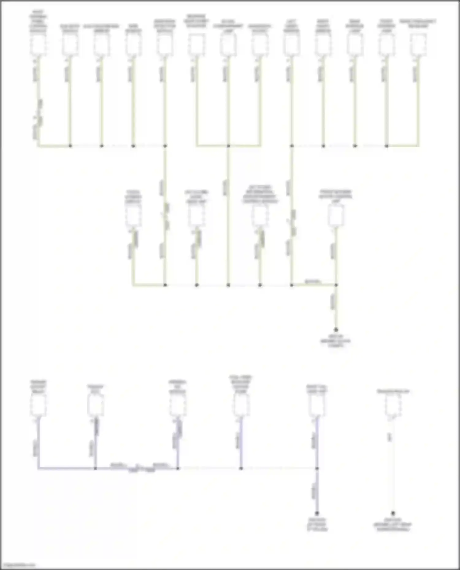 Freelander Land Rover II facelift (2010-2012): Ground distribution circuit (4 of 4)