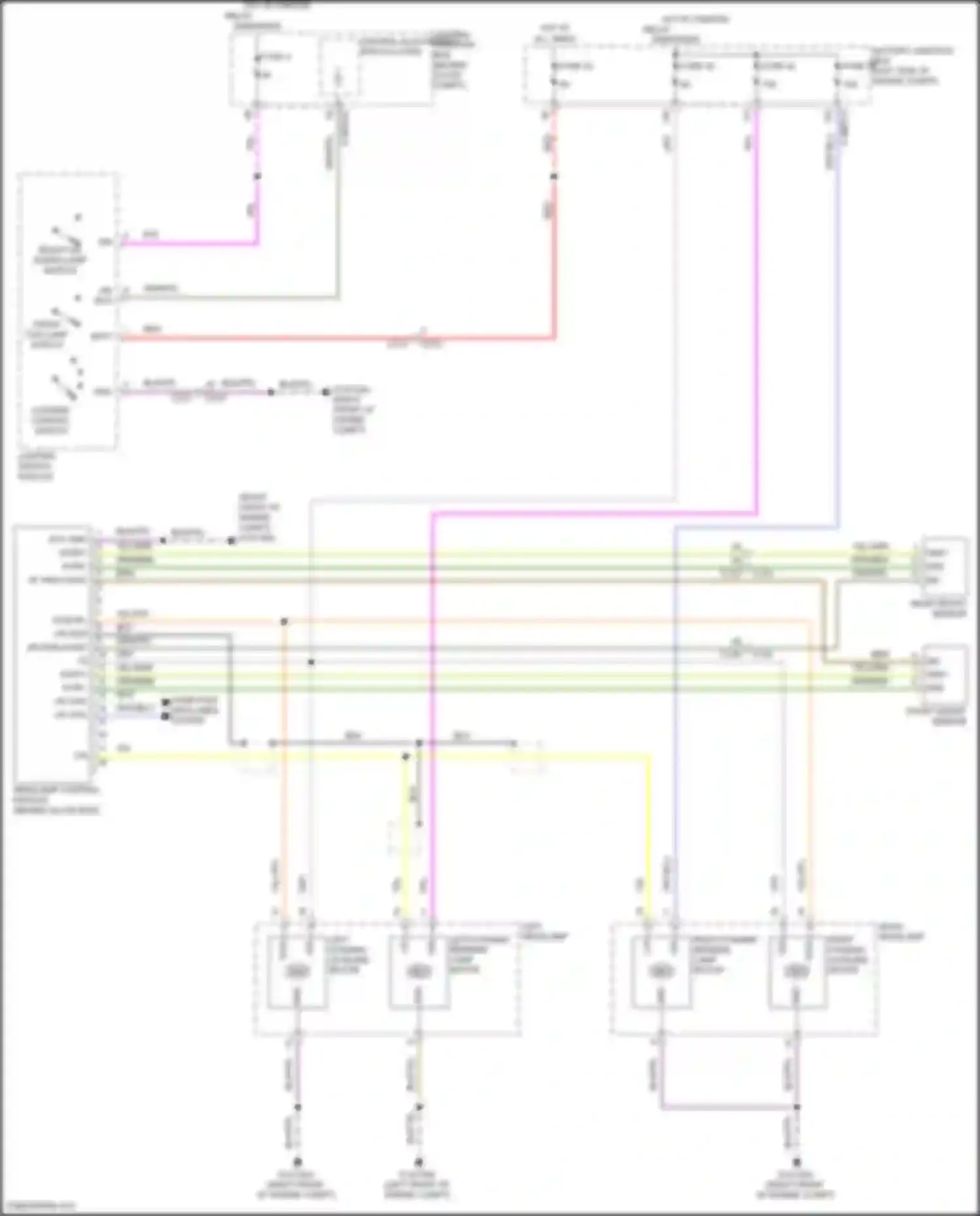 Freelander Land Rover II facelift (2010-2012): Adaptive front lighting circuit
