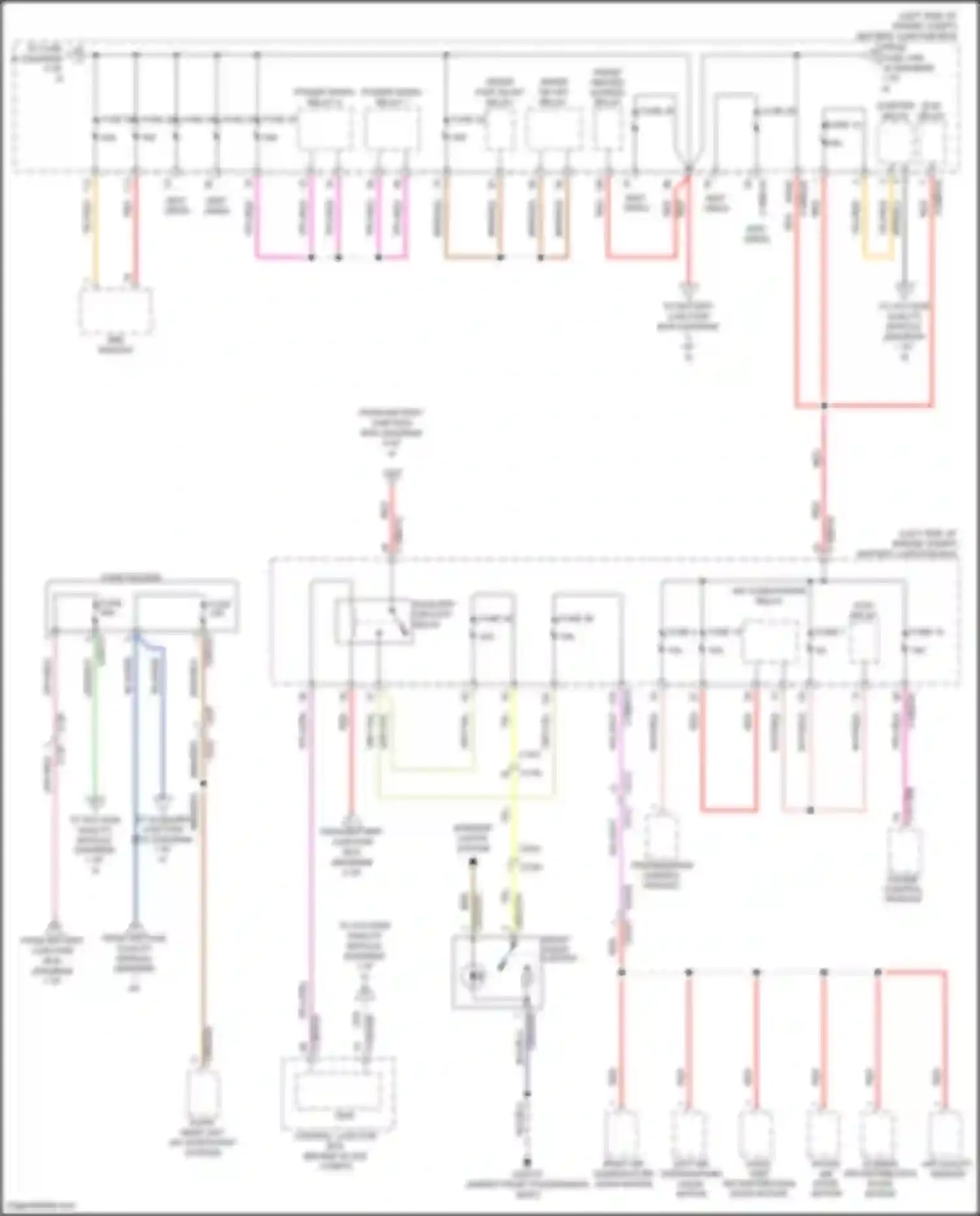 Freelander Land Rover II facelift (2010-2012): Power distribution circuit (4 of 4)