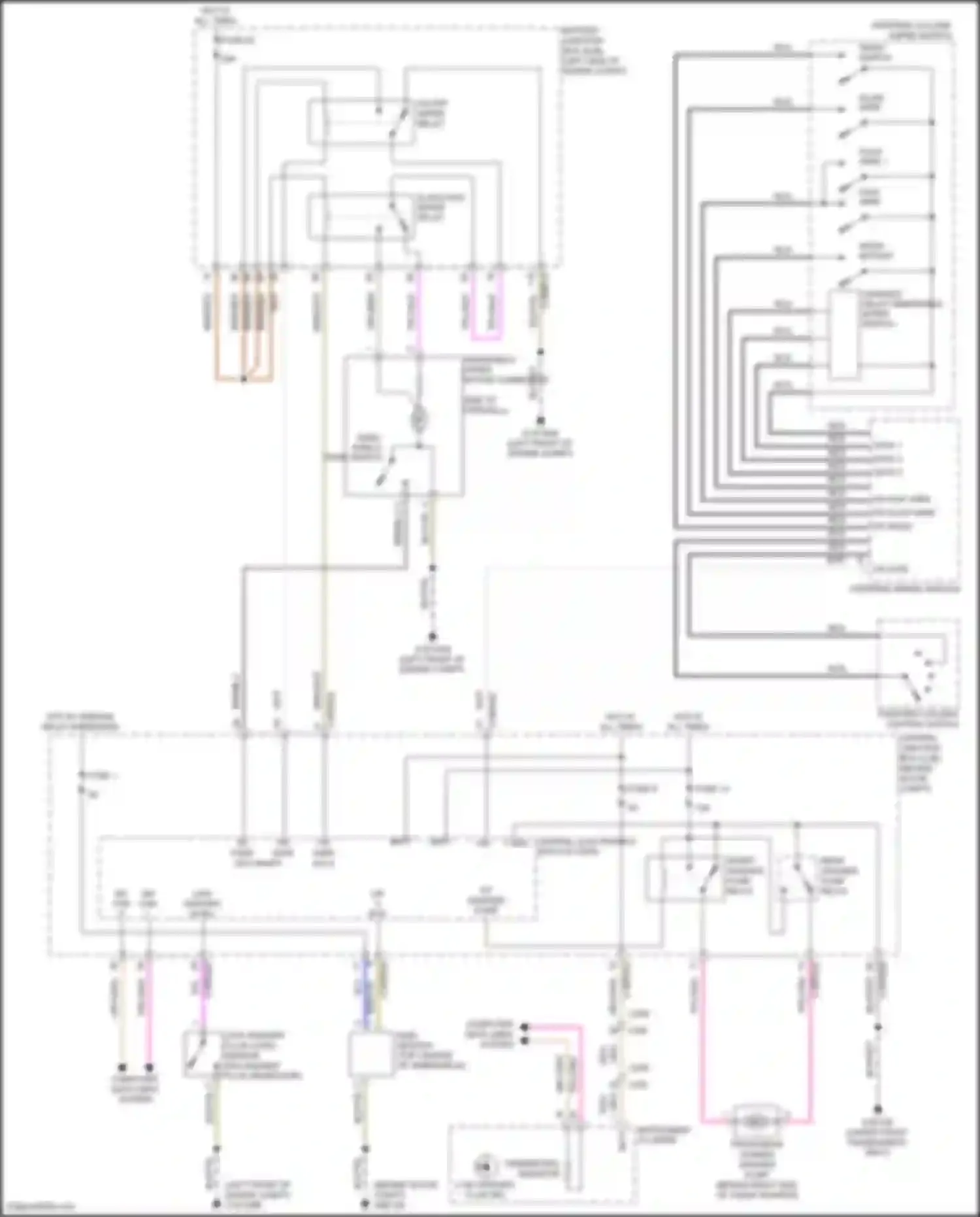 Freelander Land Rover II facelift (2010-2012): Front wiper/washer circuit