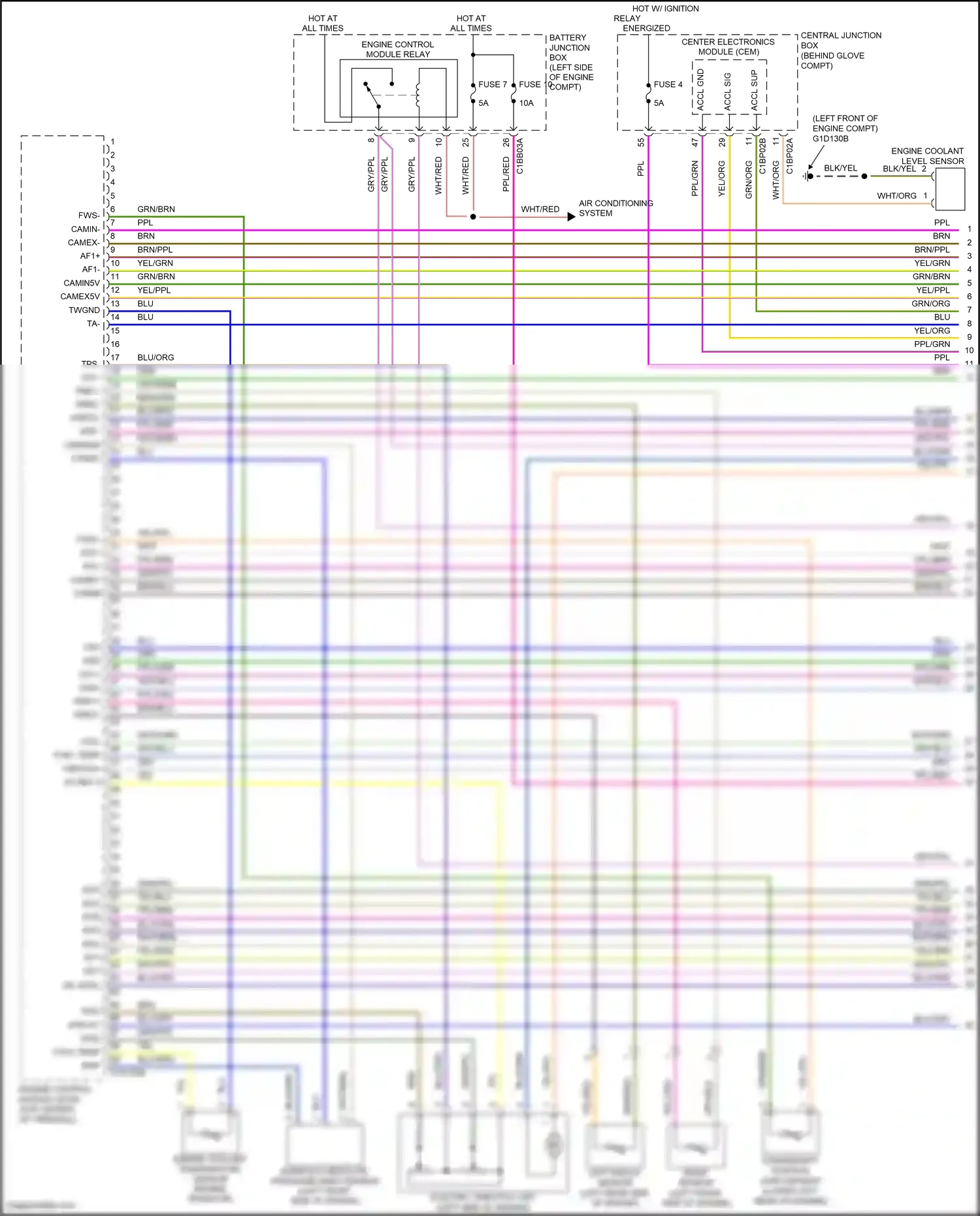 Wiring diagram blu/grn for Land Rover Freelander II facelift (2010-2012) (14 of 17)