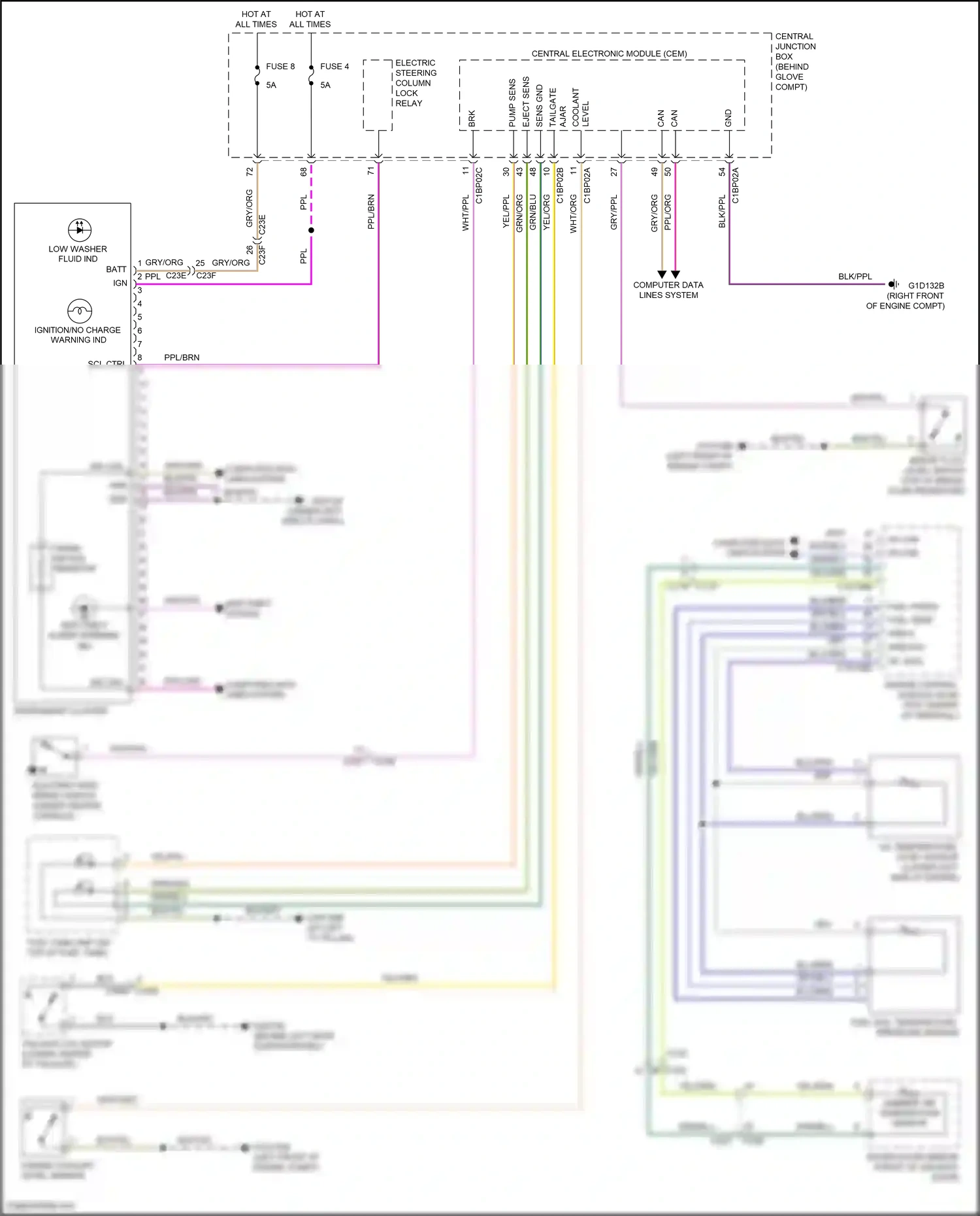 Land Rover Freelander II facelift (2010-2012) engine control module (ecm) wiring diagram  (6 of 12)