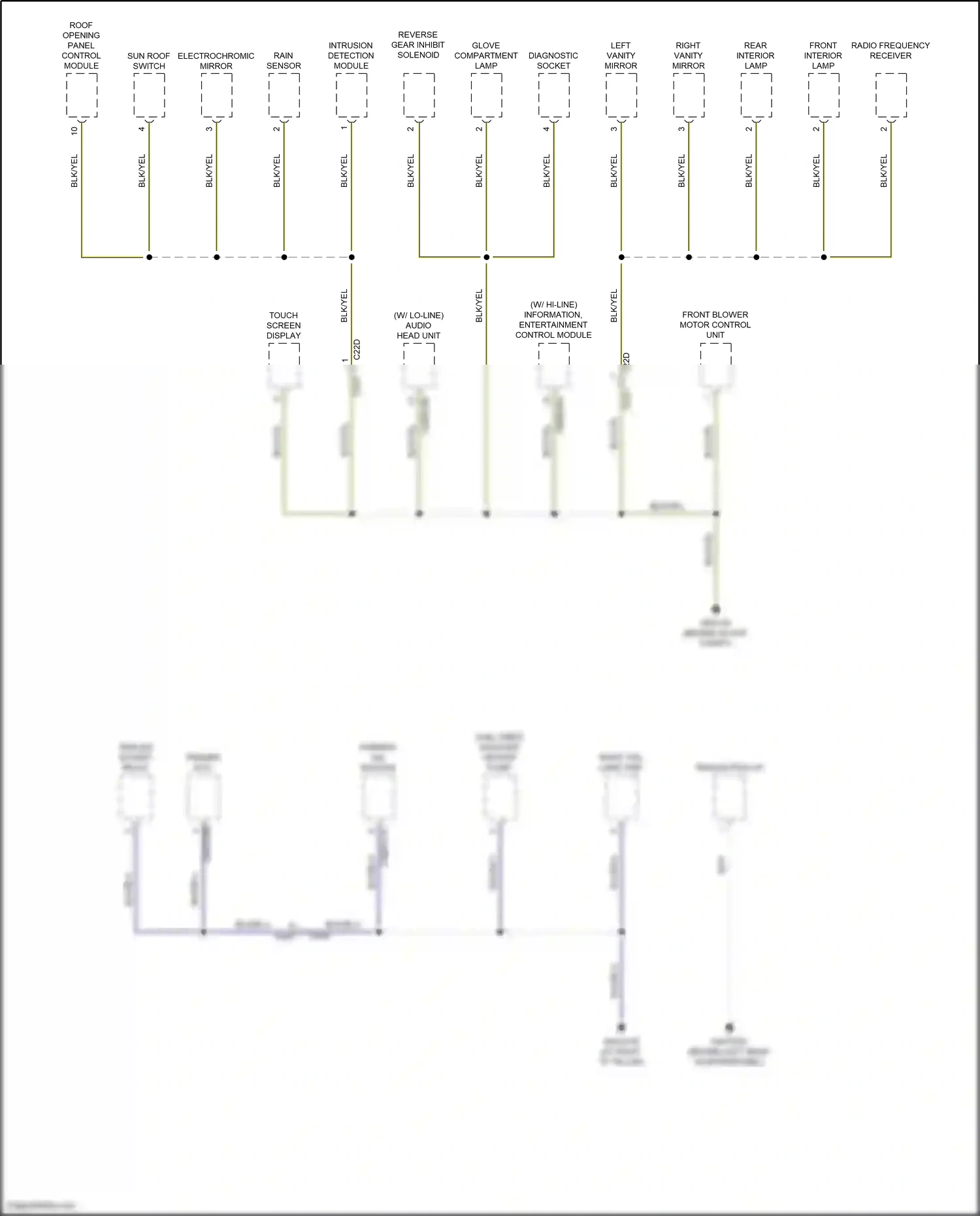 Wiring diagram trailer socket relay for Land Rover Freelander II facelift (2010-2012) (1 of 1)