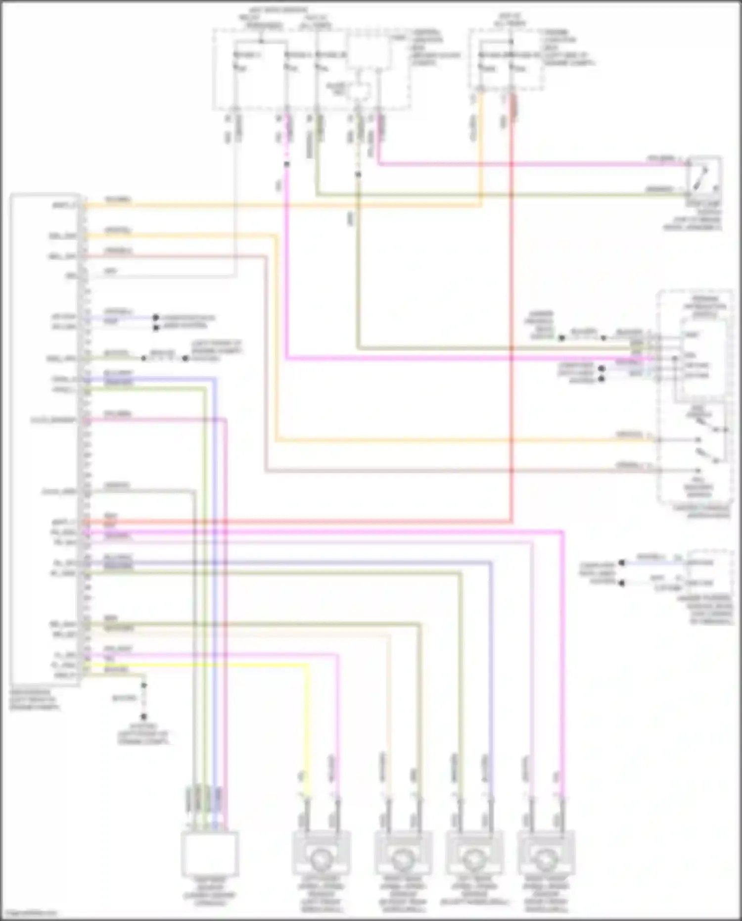 Freelander Land Rover II (2006-2010): Anti-lock brakes circuit