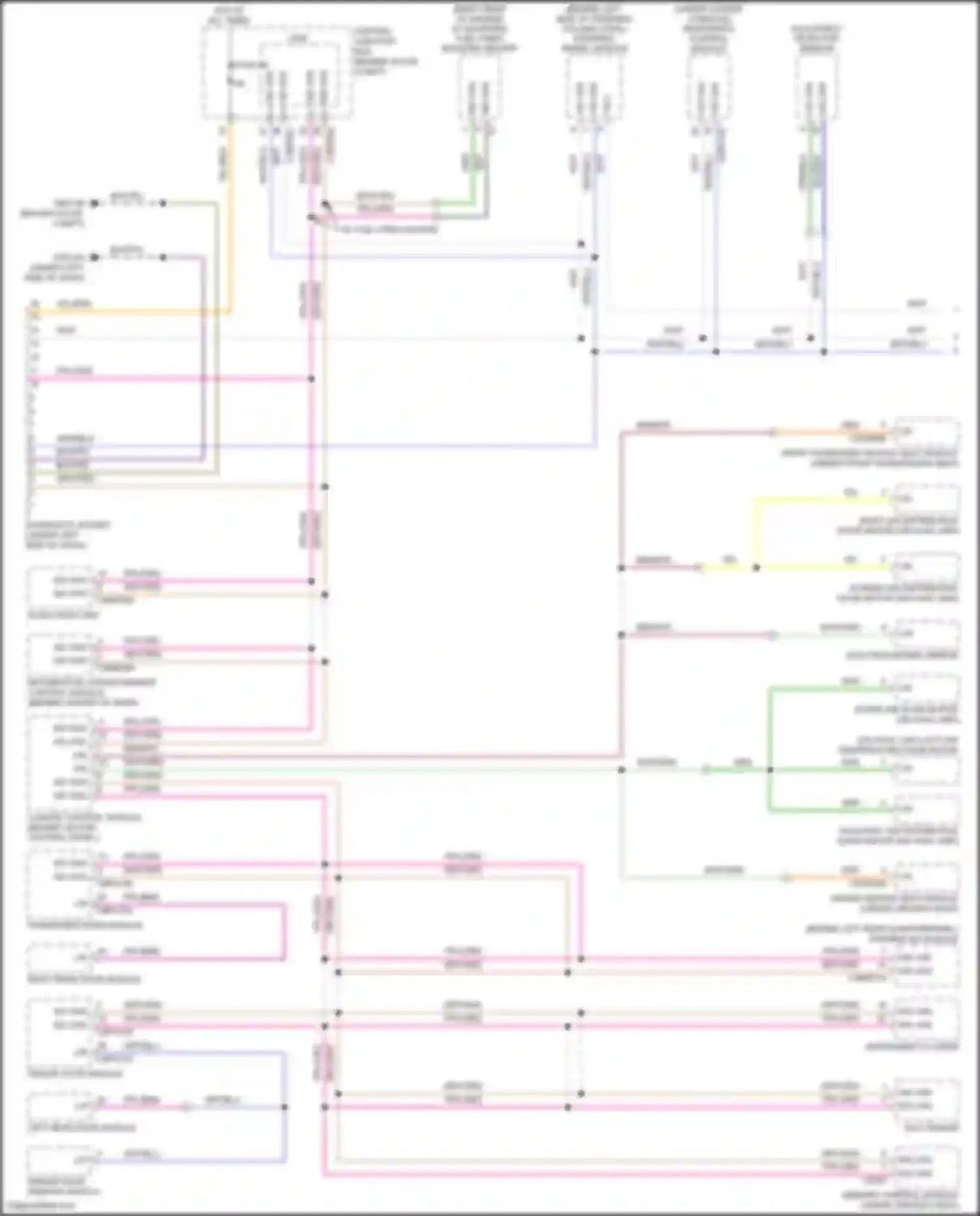 Freelander Land Rover II (2006-2010): Diagnostic socket circuit (1 of 2)