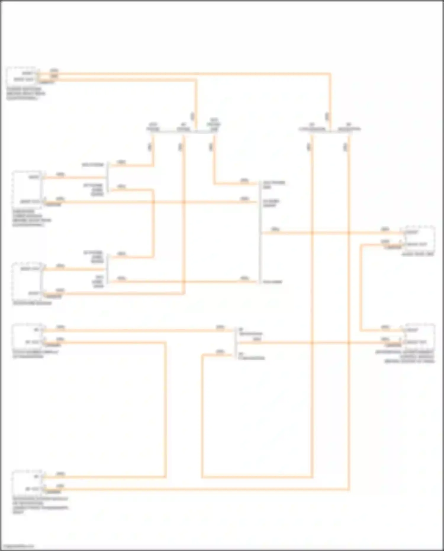Freelander Land Rover II (2006-2010): Fibre optic network circuit