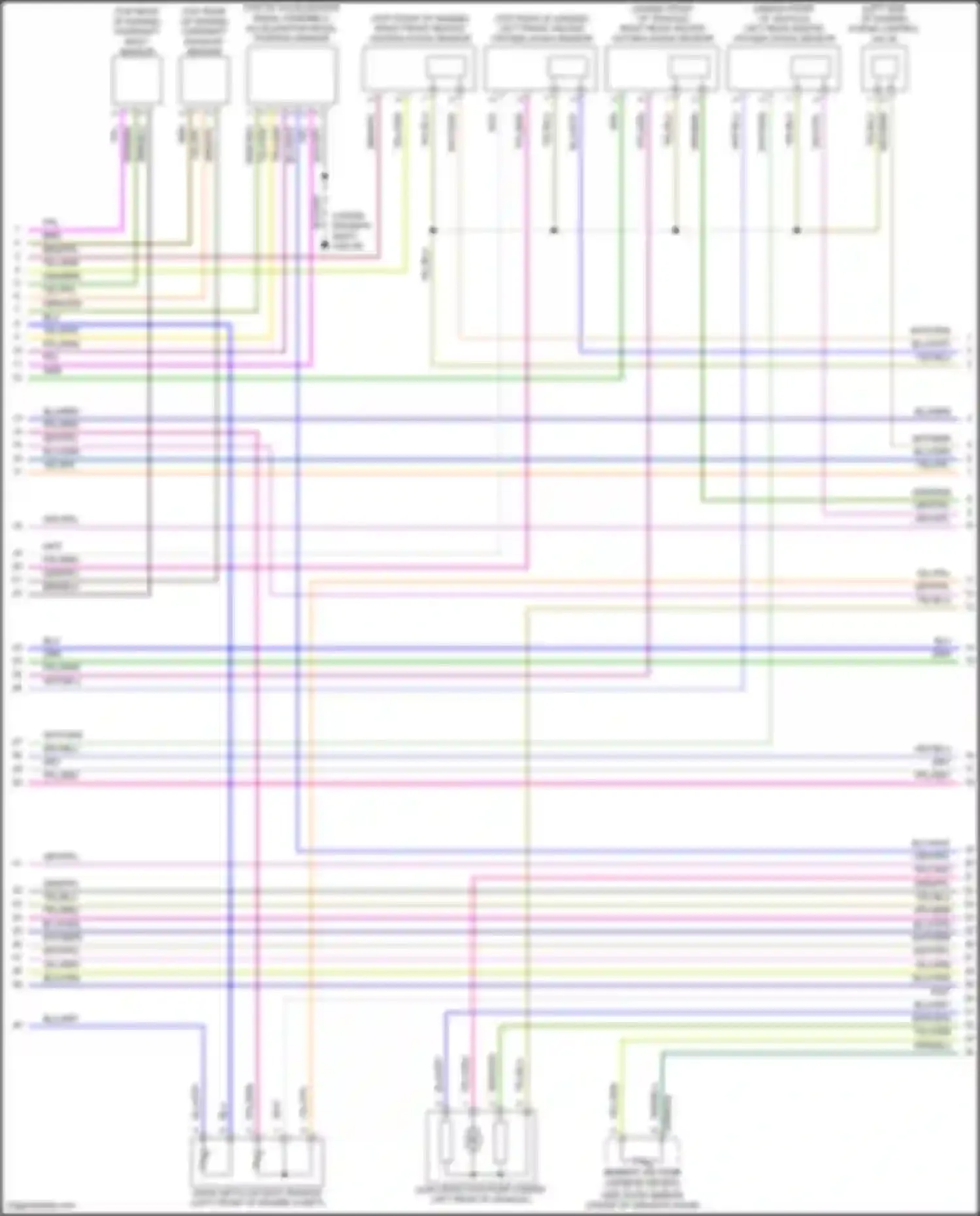 Freelander Land Rover II (2006-2010): Wiring diagram engine performance 3.2l (2 of 4)