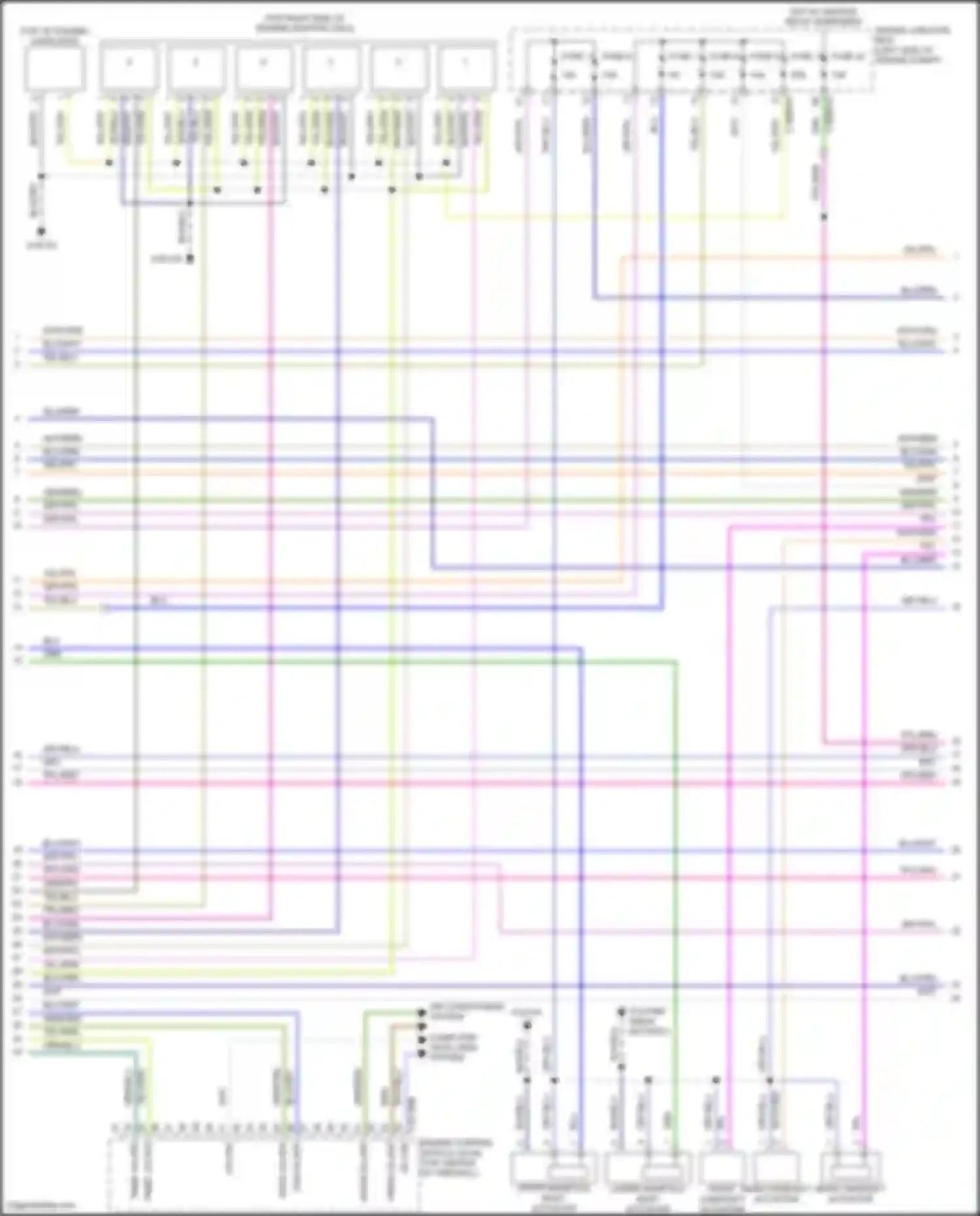 Freelander Land Rover II (2006-2010): Wiring diagram engine performance 3.2l (3 of 4)
