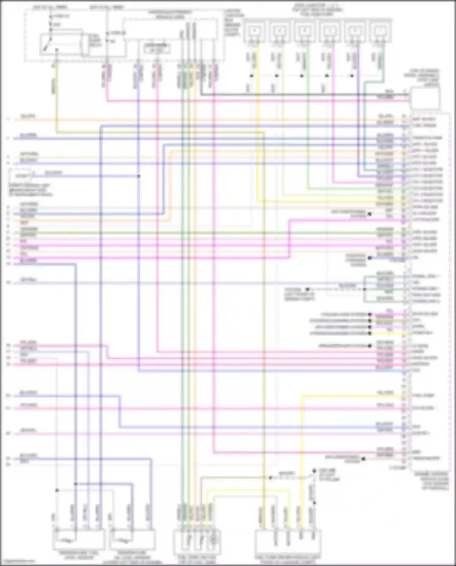 Freelander Land Rover II (2006-2010): Wiring diagram engine performance 3.2l (4 of 4)
