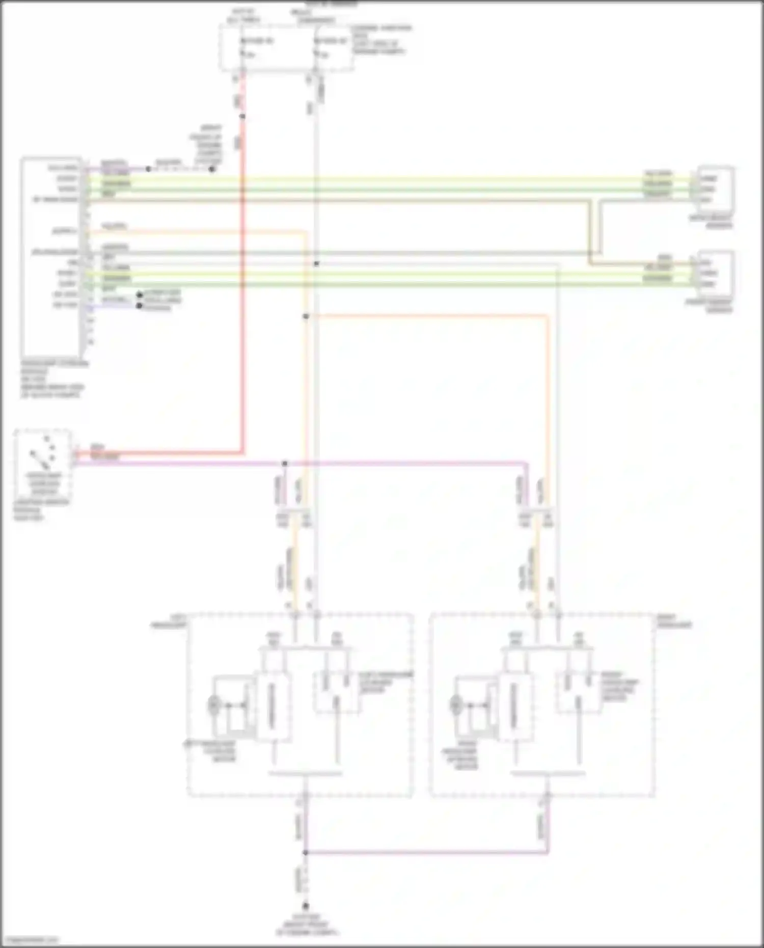 Freelander Land Rover II (2006-2010): Headlamps leveling circuit