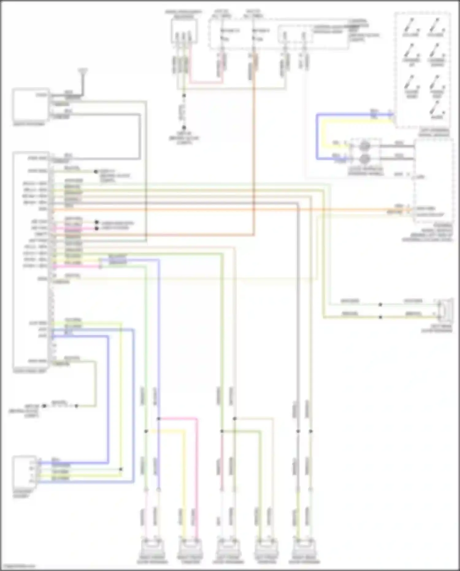 Freelander Land Rover II (2006-2010): Radio circuit, low line