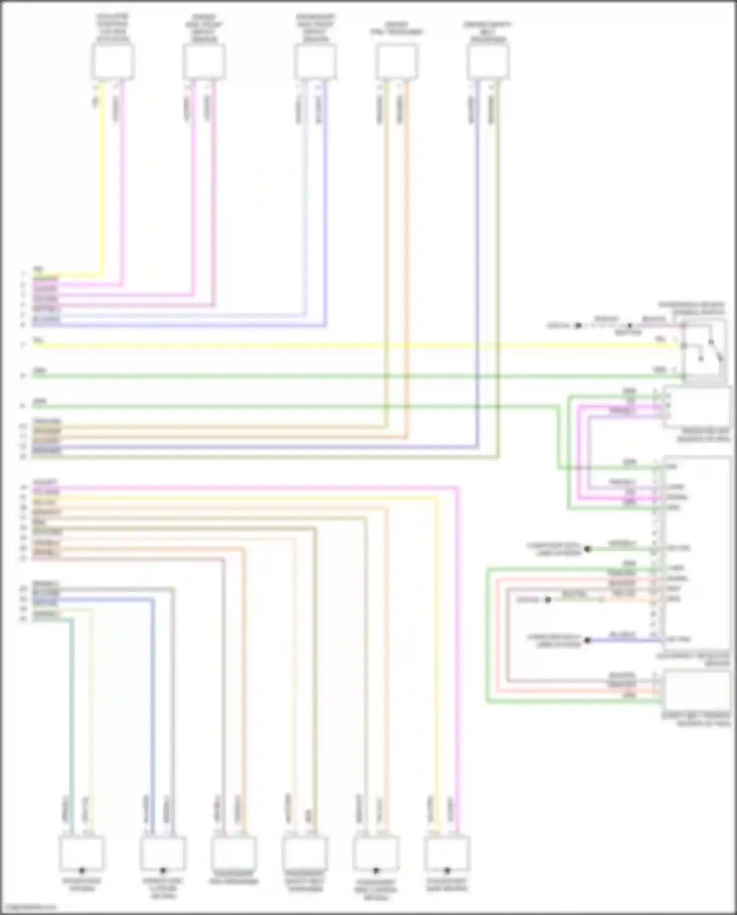 Freelander Land Rover II (2006-2010): Supplemental restraints circuit (2 of 2)