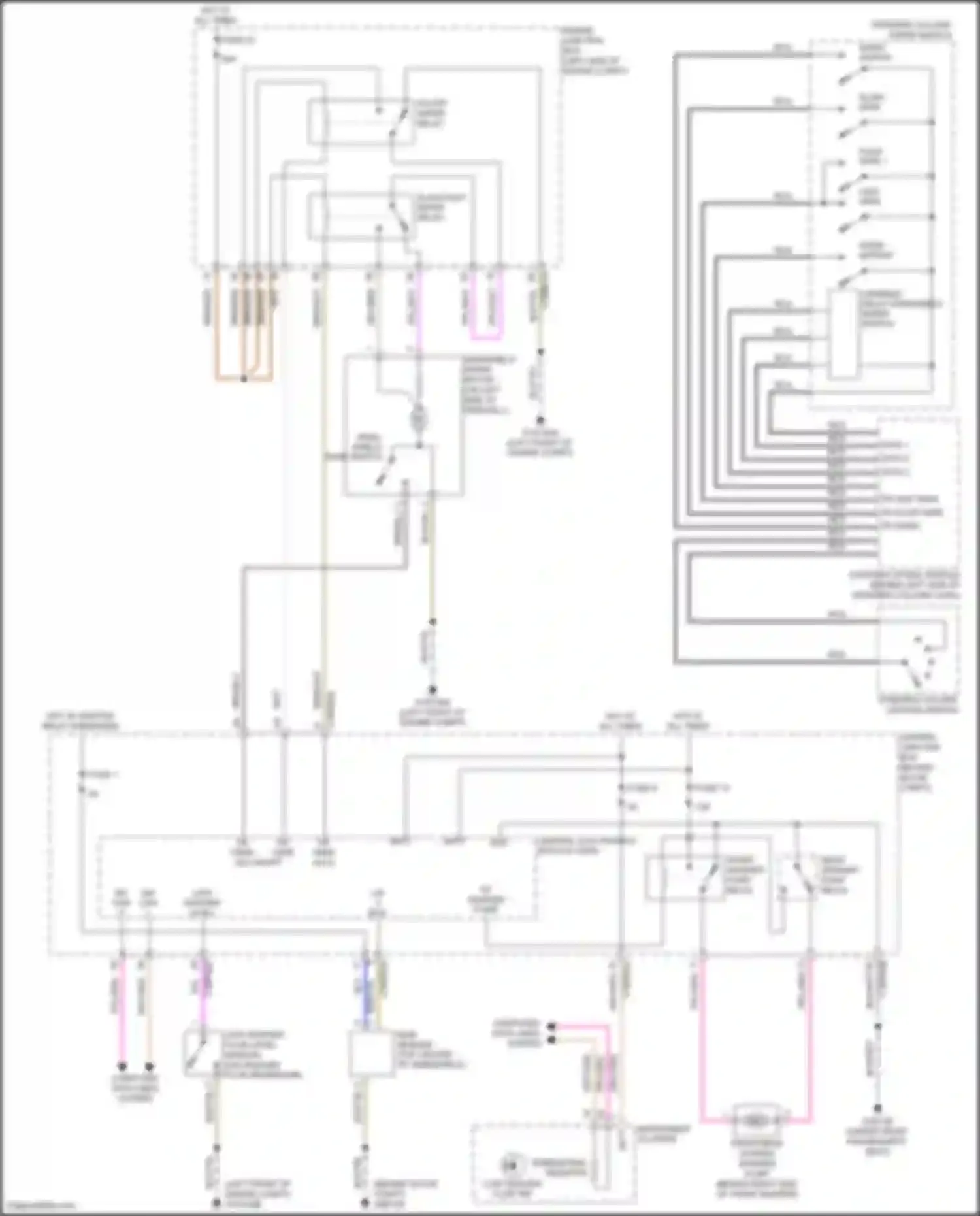 Freelander Land Rover II (2006-2010): Front wiper/washer circuit